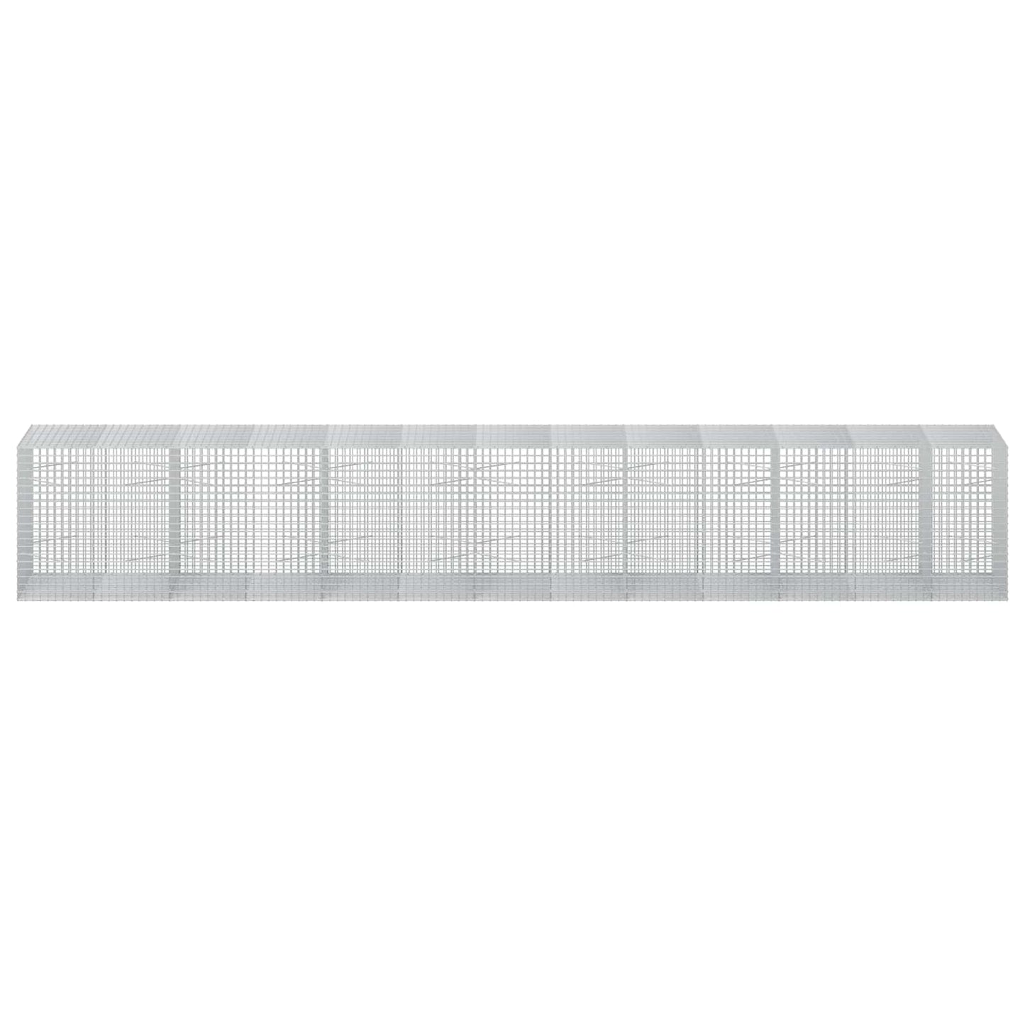 vidaXL Γκαμπιόν με Σύρμα 3,5 mm και Πλέγμα 5x5 cm 650x100x100 εκ