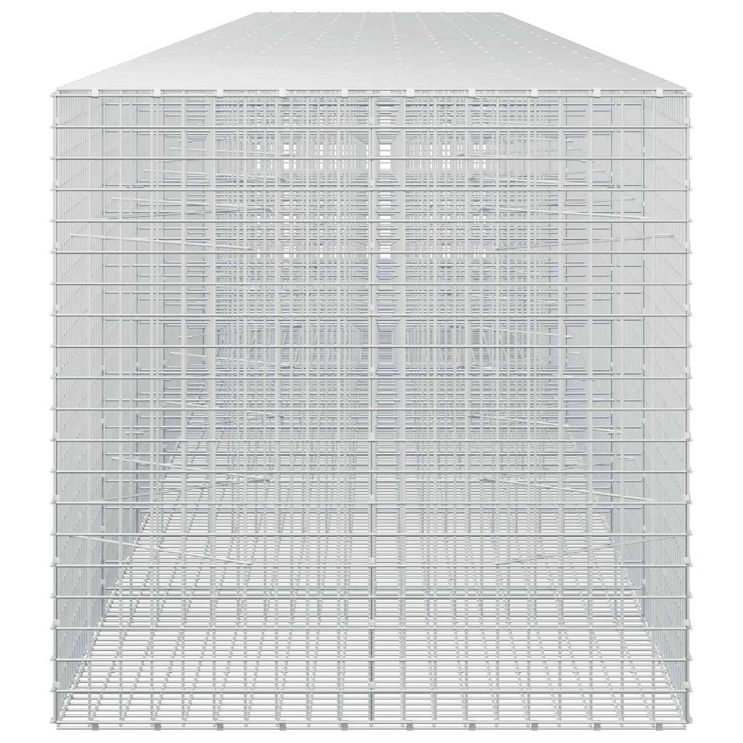 vidaXL Γκαμπιόν με Σύρμα 3,5 mm και Πλέγμα 5x5 cm 950x100x100 εκ