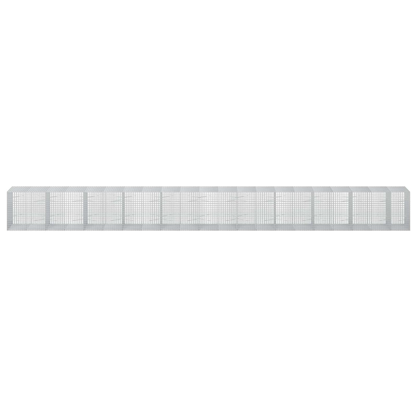 vidaXL Γκαμπιόν με Σύρμα 3,5 mm και Πλέγμα 5x5 cm 1050x100x100 εκ