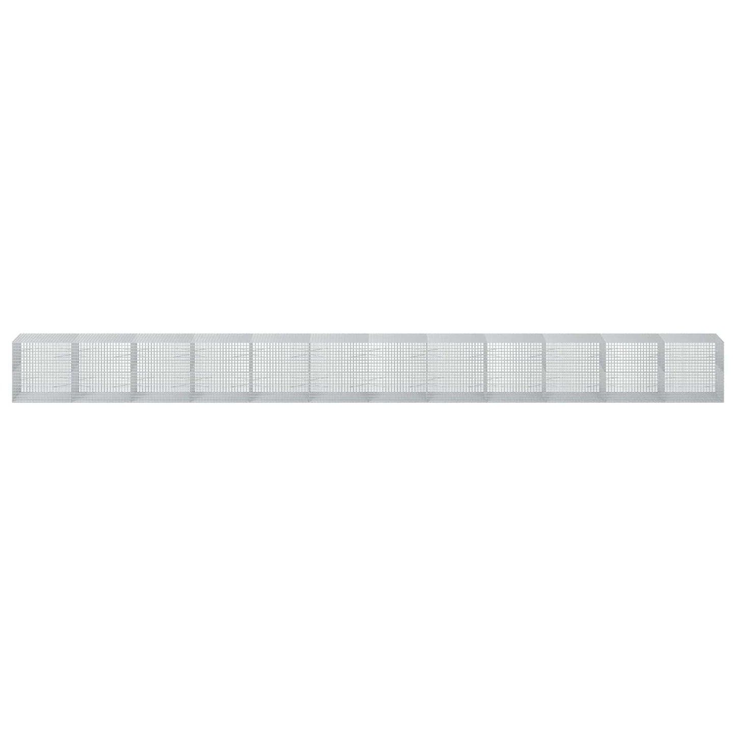 vidaXL Γκαμπιόν με Σύρμα 3,5 mm και Πλέγμα 5x5 cm 1200x100x100 εκ
