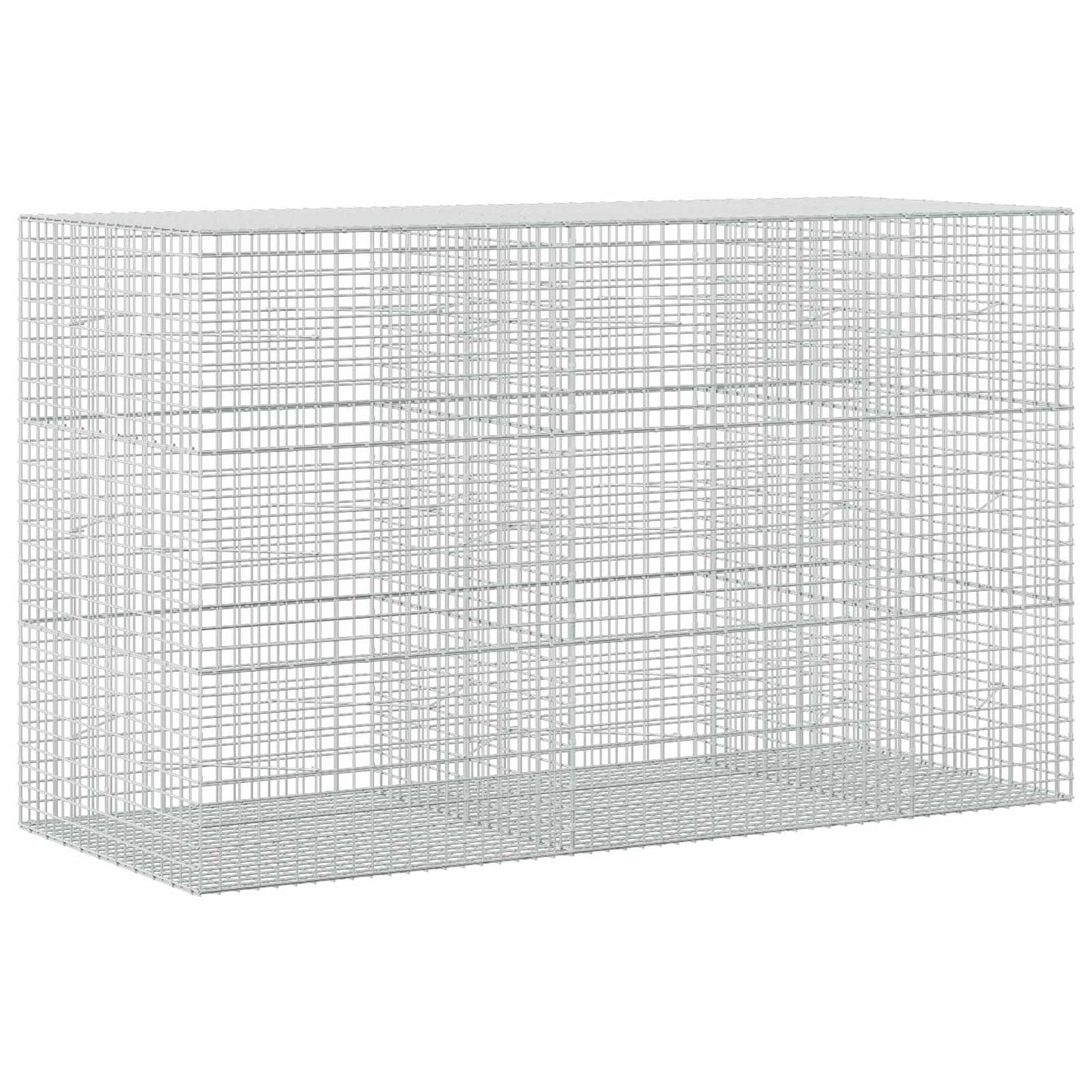 vidaXL Γκαμπιόν με Σύρμα 3,5 mm και Πλέγμα 5x5 cm 250x100x150 εκ.