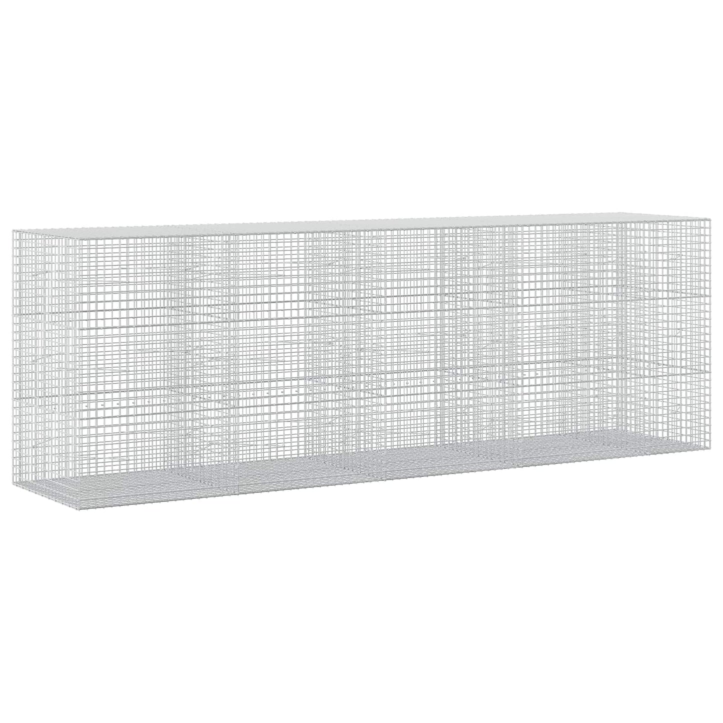 vidaXL Γκαμπιόν με Σύρμα 3,5 mm και Πλέγμα 5x5 cm 450x100x150 εκ.
