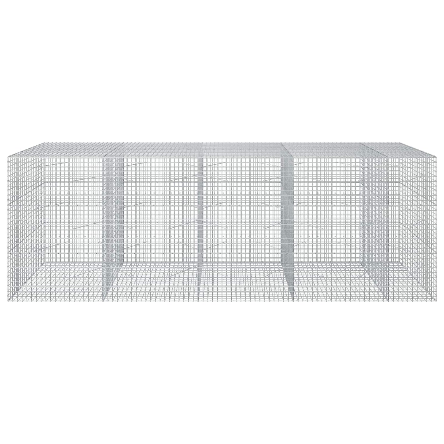 vidaXL Γκαμπιόν με Σύρμα 3,5 mm και Πλέγμα 5x5 cm 450x100x150 εκ.