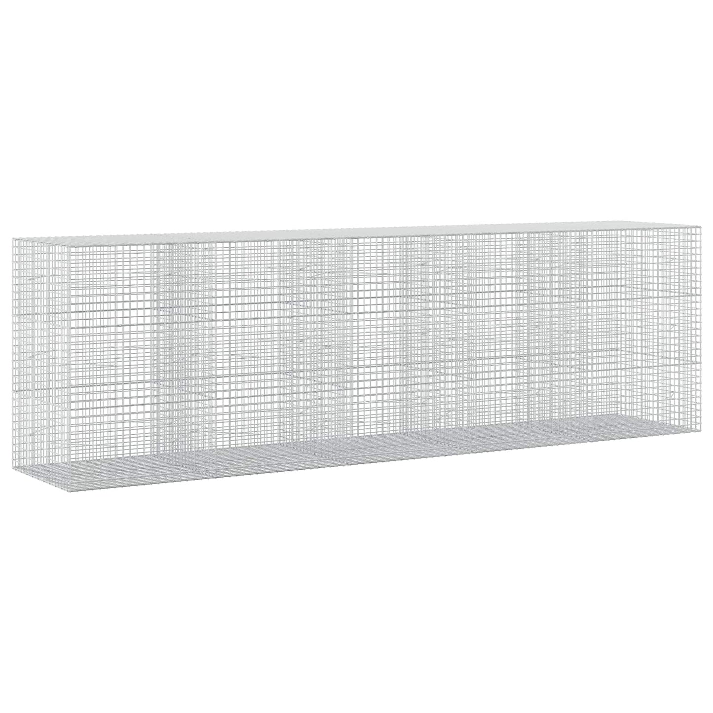 vidaXL Γκαμπιόν με Σύρμα 3,5 mm και Πλέγμα 5x5 cm 500x100x150 εκ.