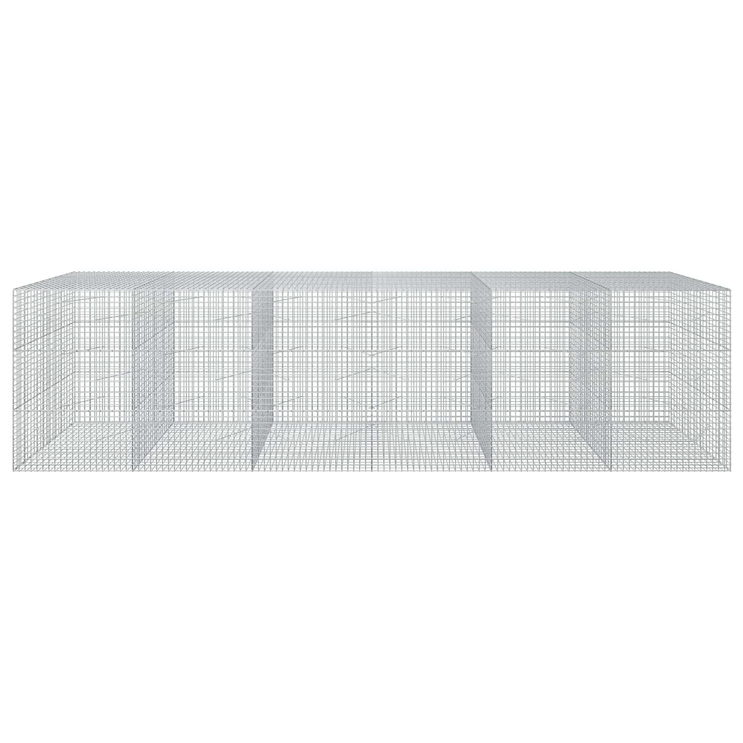 vidaXL Γκαμπιόν με Σύρμα 3,5 mm και Πλέγμα 5x5 cm 600x100x150 εκ