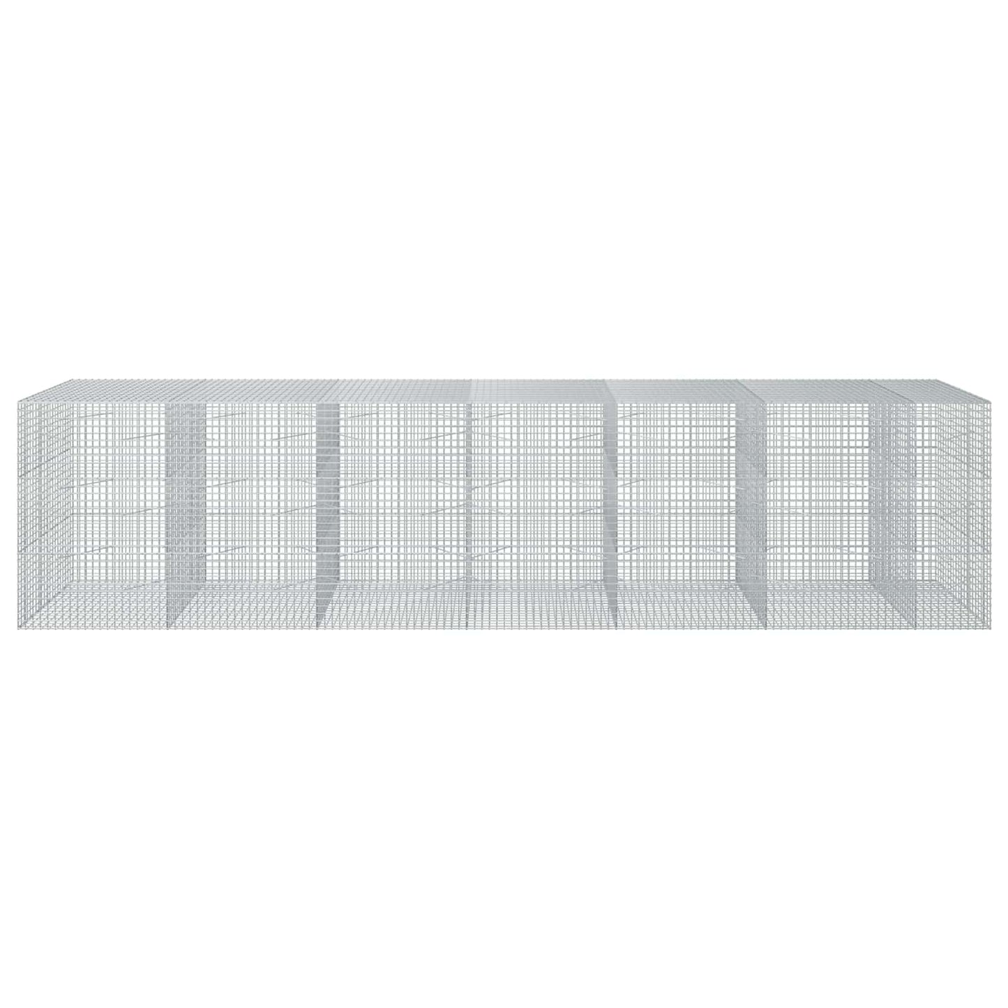 vidaXL Γκαμπιόν με Σύρμα 3,5 mm και Πλέγμα 5x5 cm 650x100x150 εκ