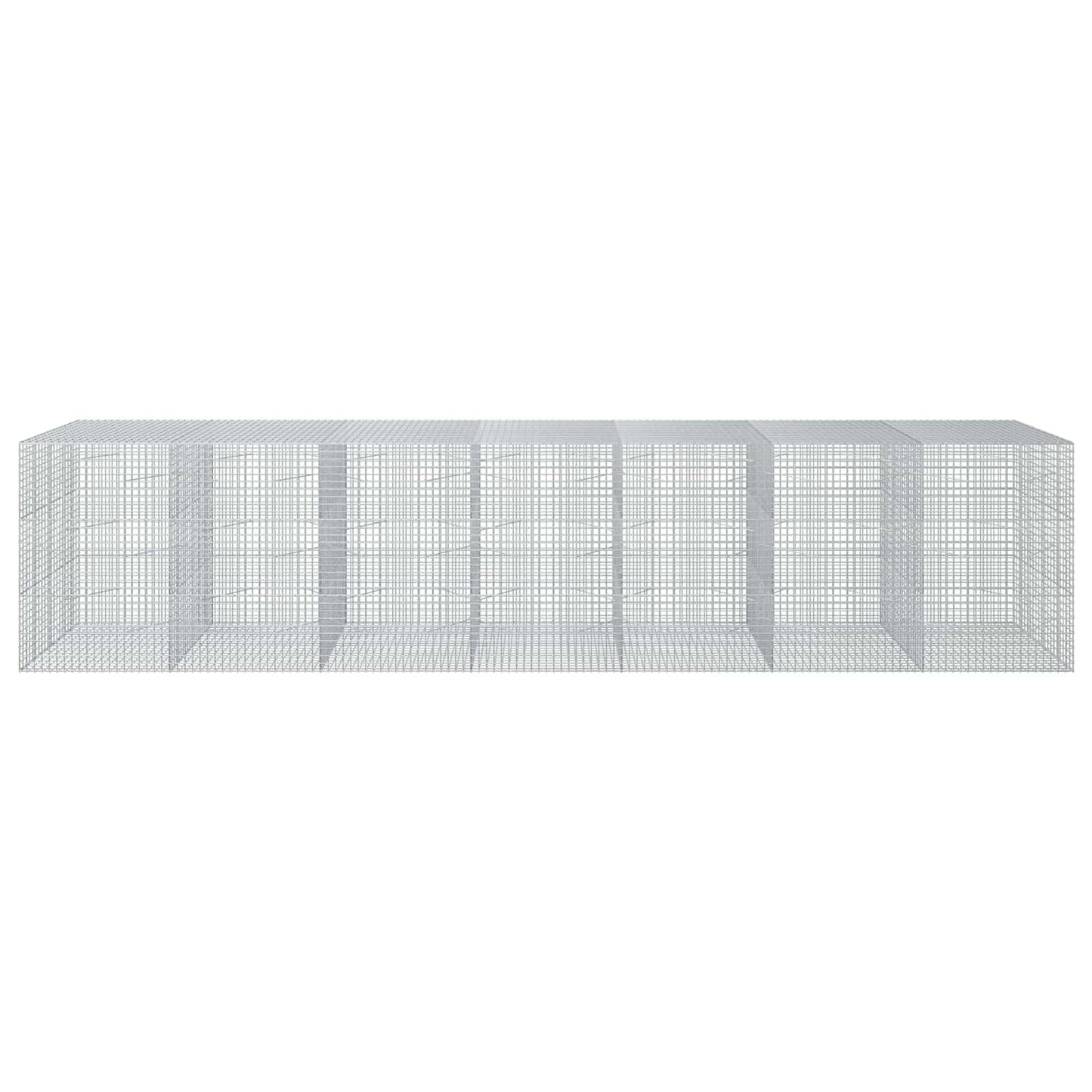 vidaXL Γκαμπιόν με Σύρμα 3,5 mm και Πλέγμα 5x5 cm 700x100x150 εκ.