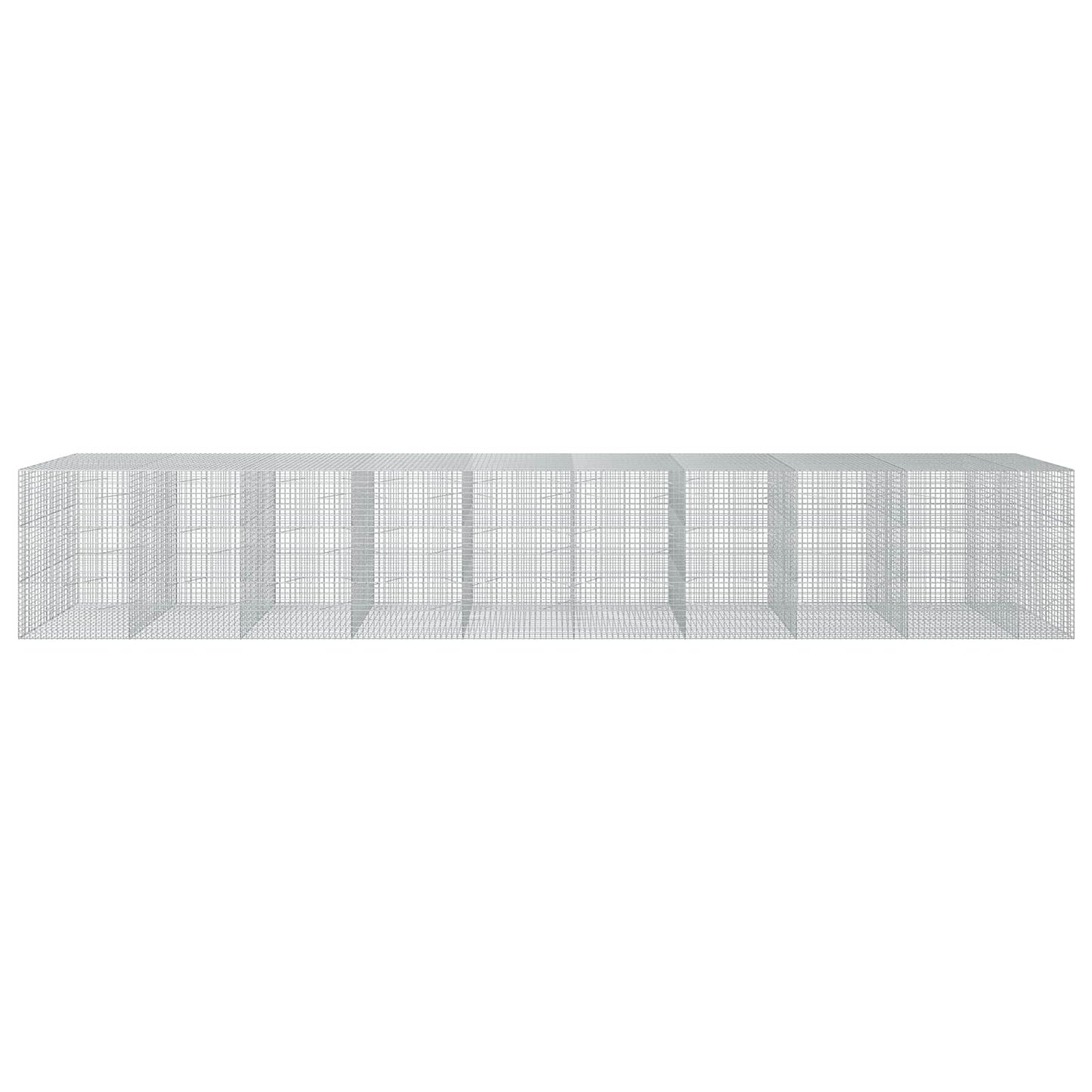 vidaXL Γκαμπιόν με Σύρμα 3,5 mm και Πλέγμα 5x5 cm 950x100x150 εκ.