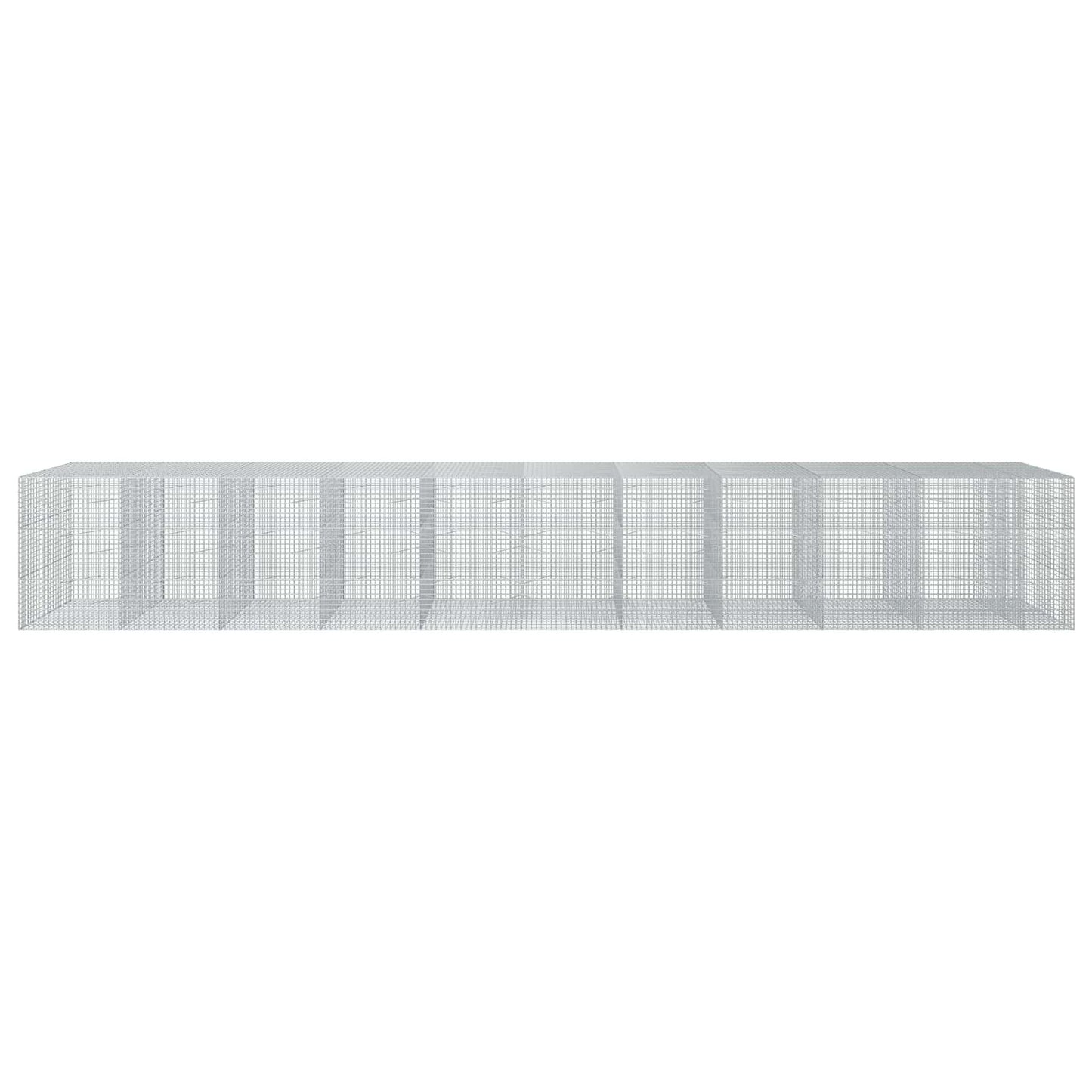 vidaXL Γκαμπιόν με Σύρμα 3,5 mm και Πλέγμα 5x5 cm 1050x100x150 εκ