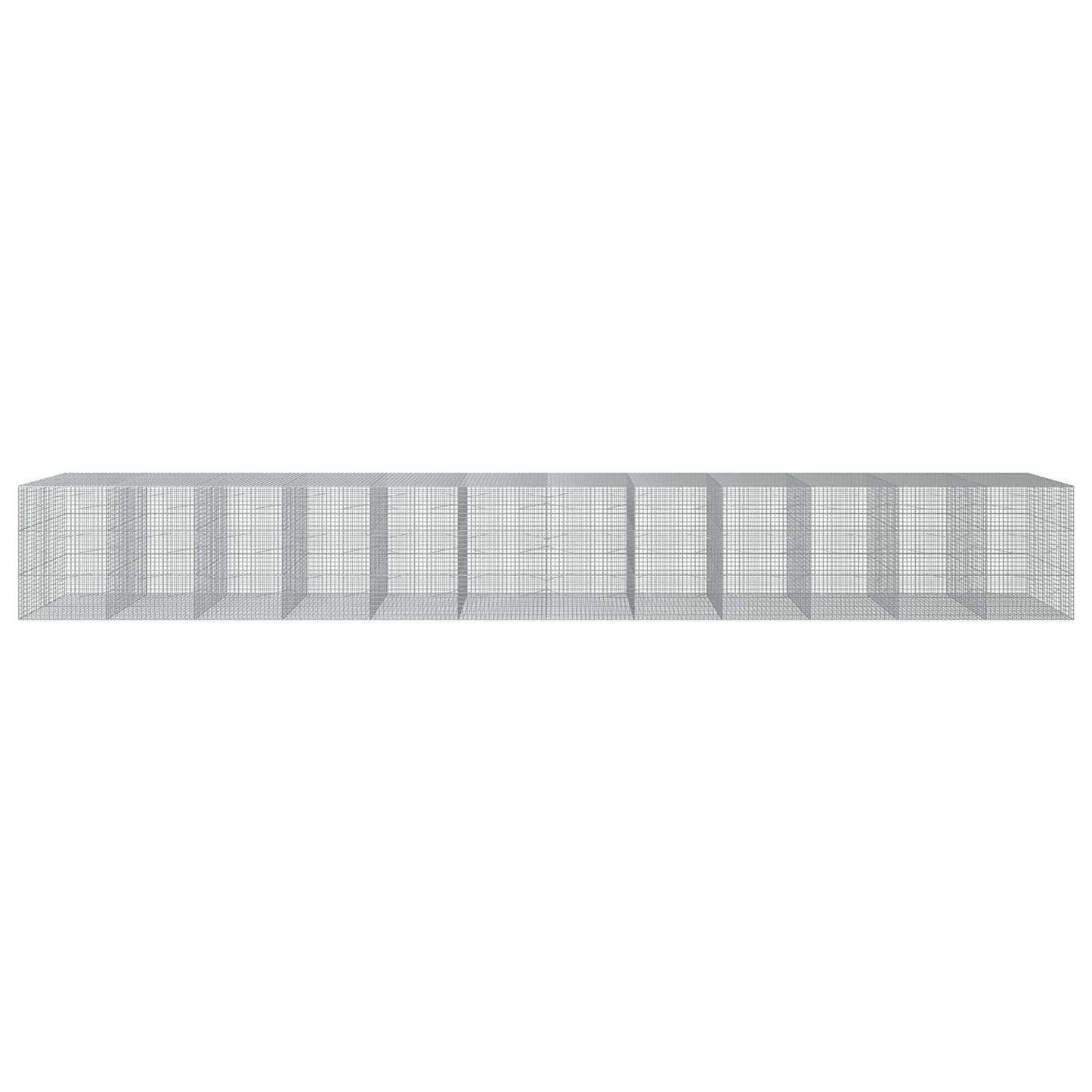 vidaXL Γκαμπιόν με Σύρμα 3,5 mm και Πλέγμα 5x5 cm 1200x100x150 εκ.