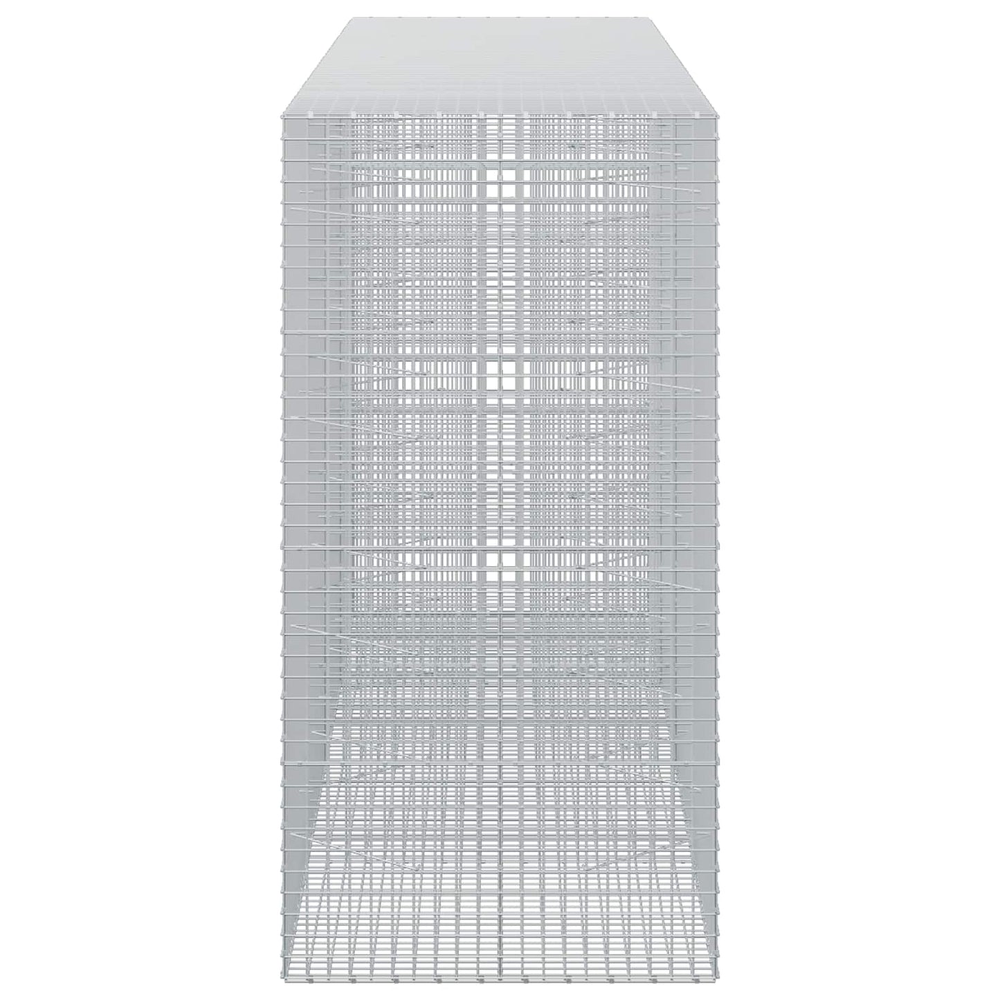 vidaXL Γκαμπιόν με Σύρμα 3,5 mm και Πλέγμα 5x5 cm 400x100x200 εκ
