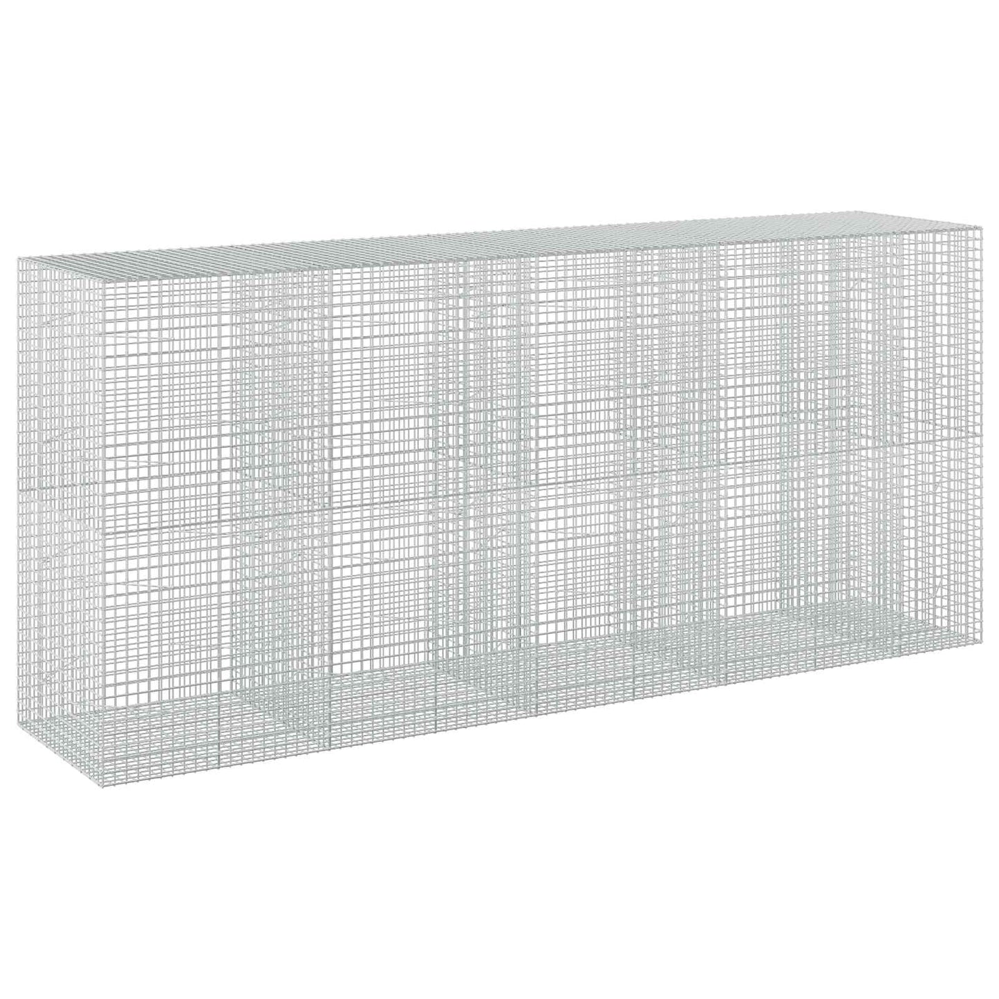 vidaXL Γκαμπιόν με Σύρμα 3,5 mm και Πλέγμα 5x5 cm 450x100x200 εκ