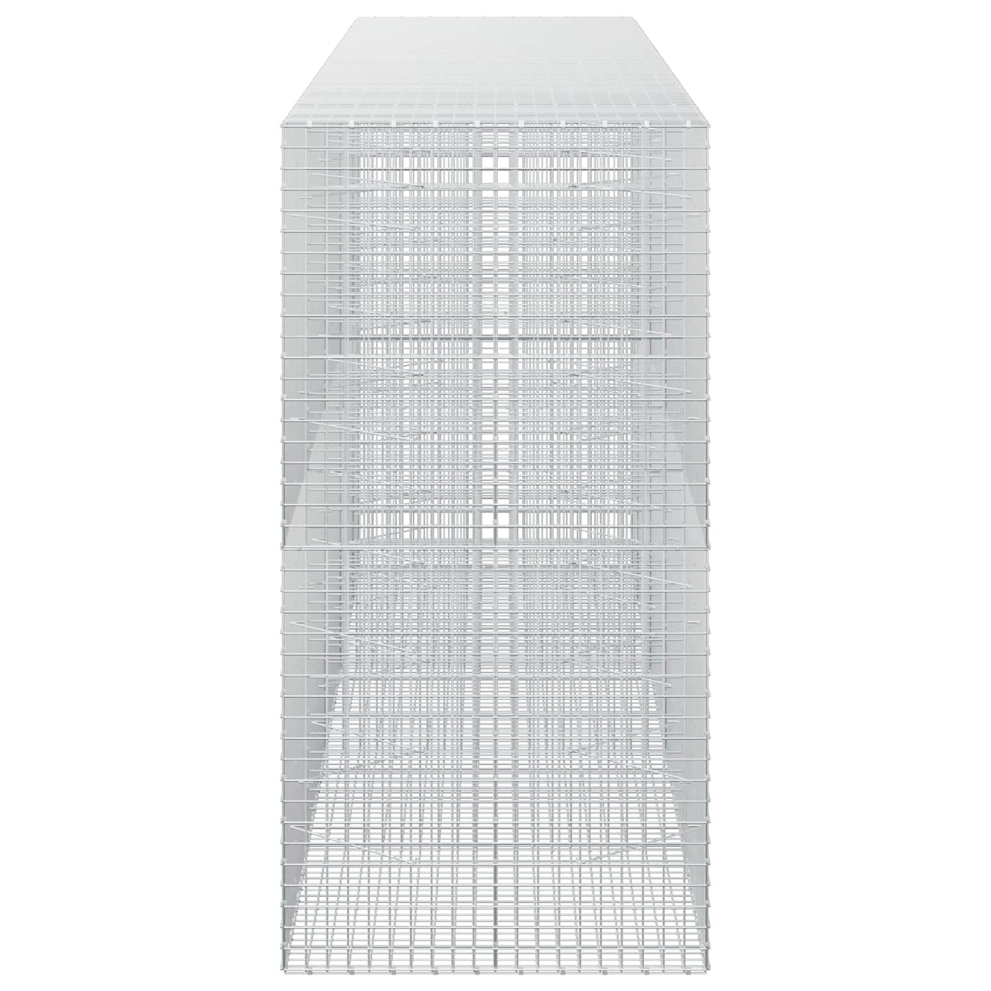 vidaXL Γκαμπιόν με Σύρμα 3,5 mm και Πλέγμα 5x5 cm 450x100x200 εκ