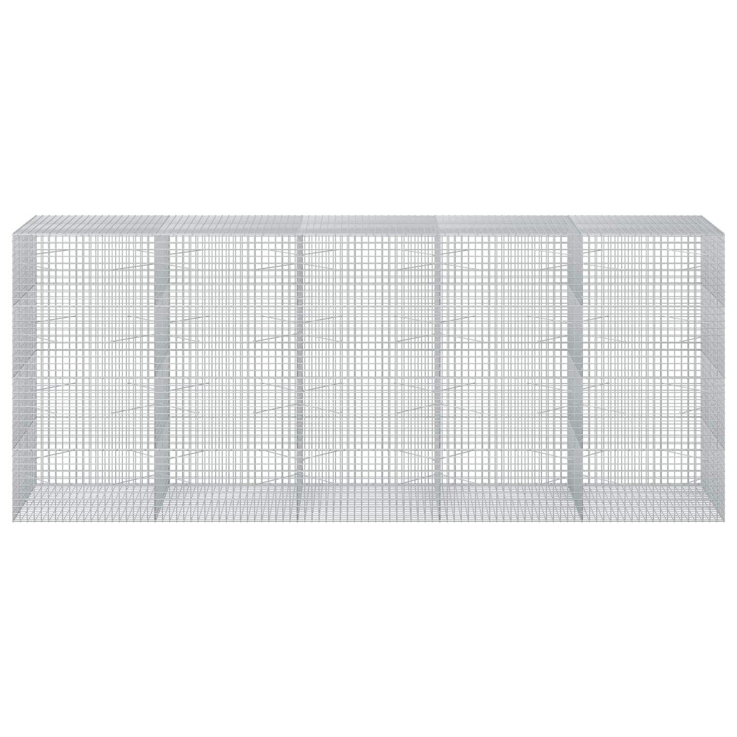 vidaXL Γκαμπιόν με Σύρμα 3,5 mm και Πλέγμα 5x5 cm 500x100x200 εκ