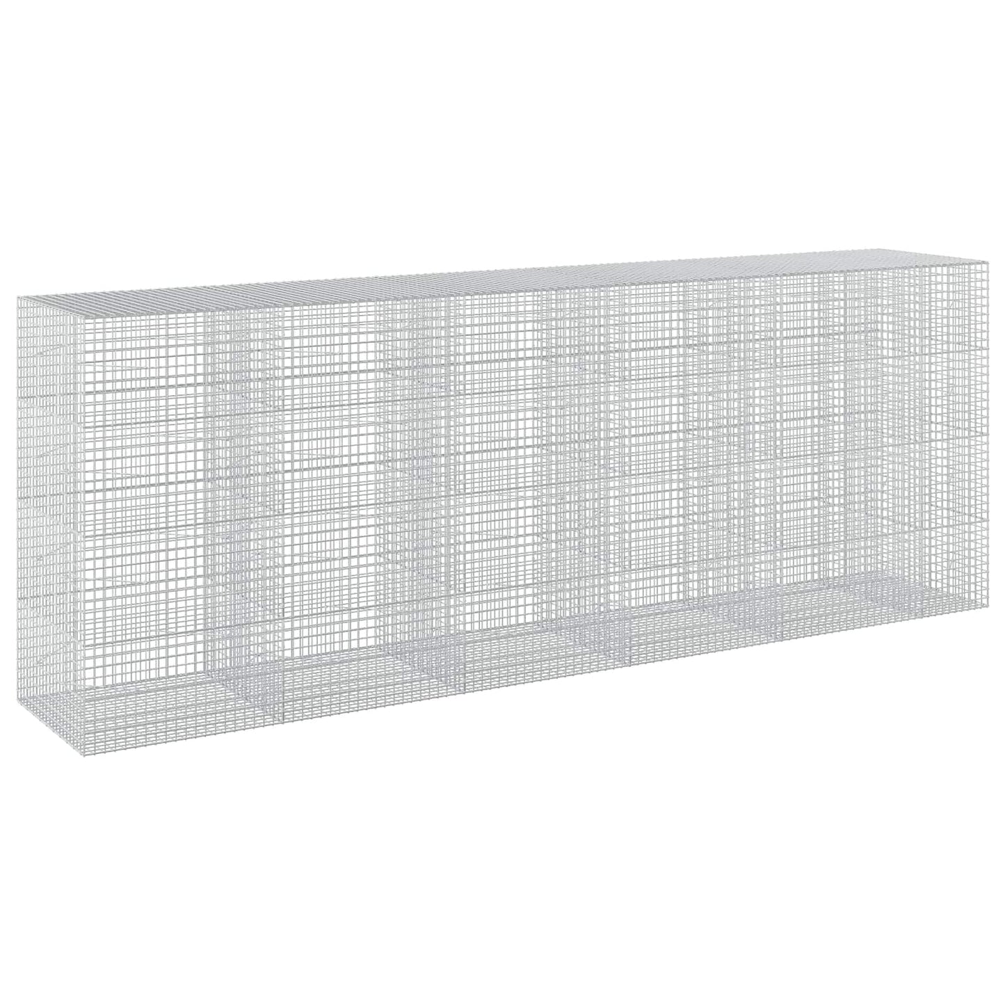 vidaXL Γκαμπιόν με Σύρμα 3,5 mm και Πλέγμα 5x5 cm 550x100x200 εκ.
