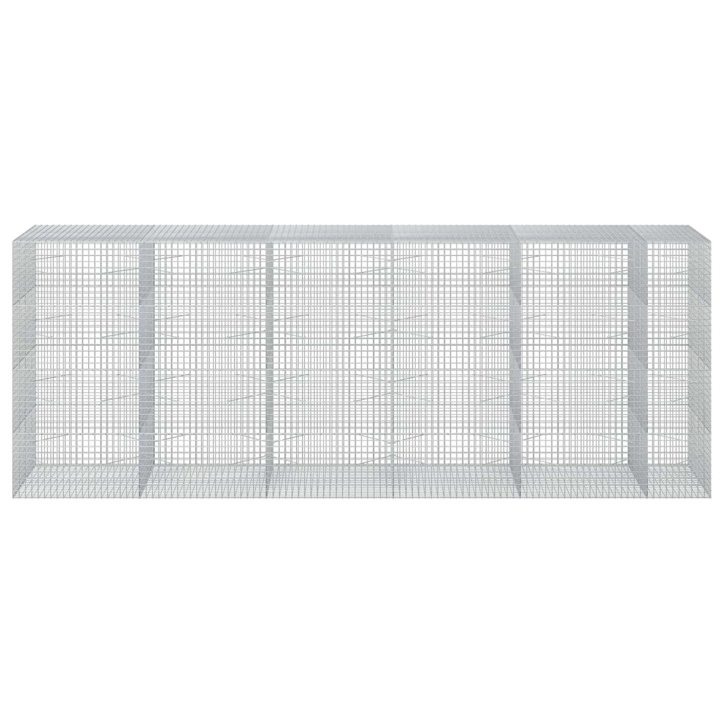 vidaXL Γκαμπιόν με Σύρμα 3,5 mm και Πλέγμα 5x5 cm 550x100x200 εκ.