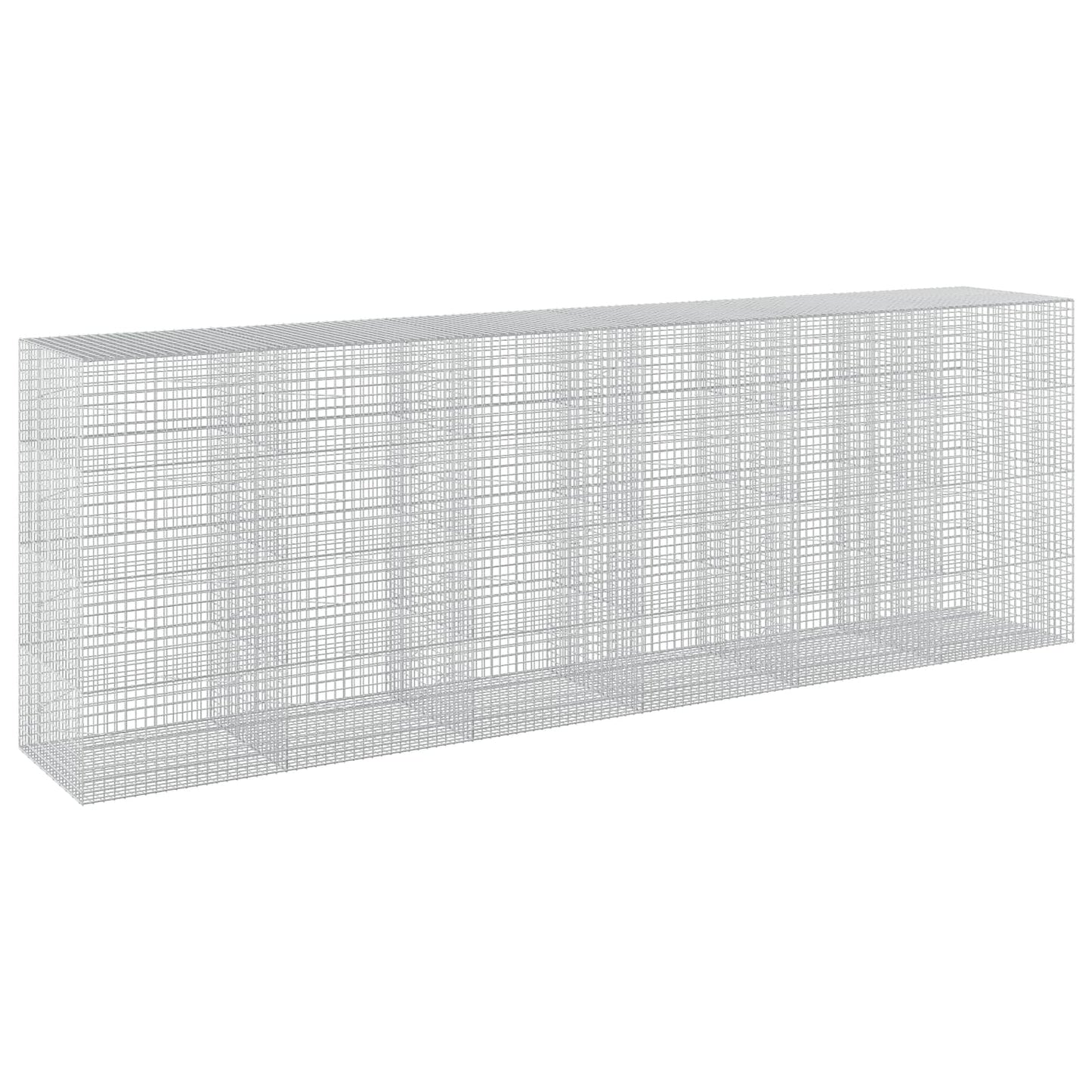 vidaXL Γκαμπιόν με Σύρμα 3,5 mm και Πλέγμα 5x5 cm 600x100x200 εκ