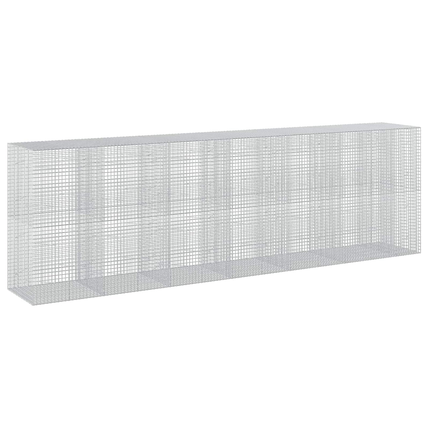 vidaXL Γκαμπιόν με Σύρμα 3,5 mm και Πλέγμα 5x5 cm 650x100x200 εκ