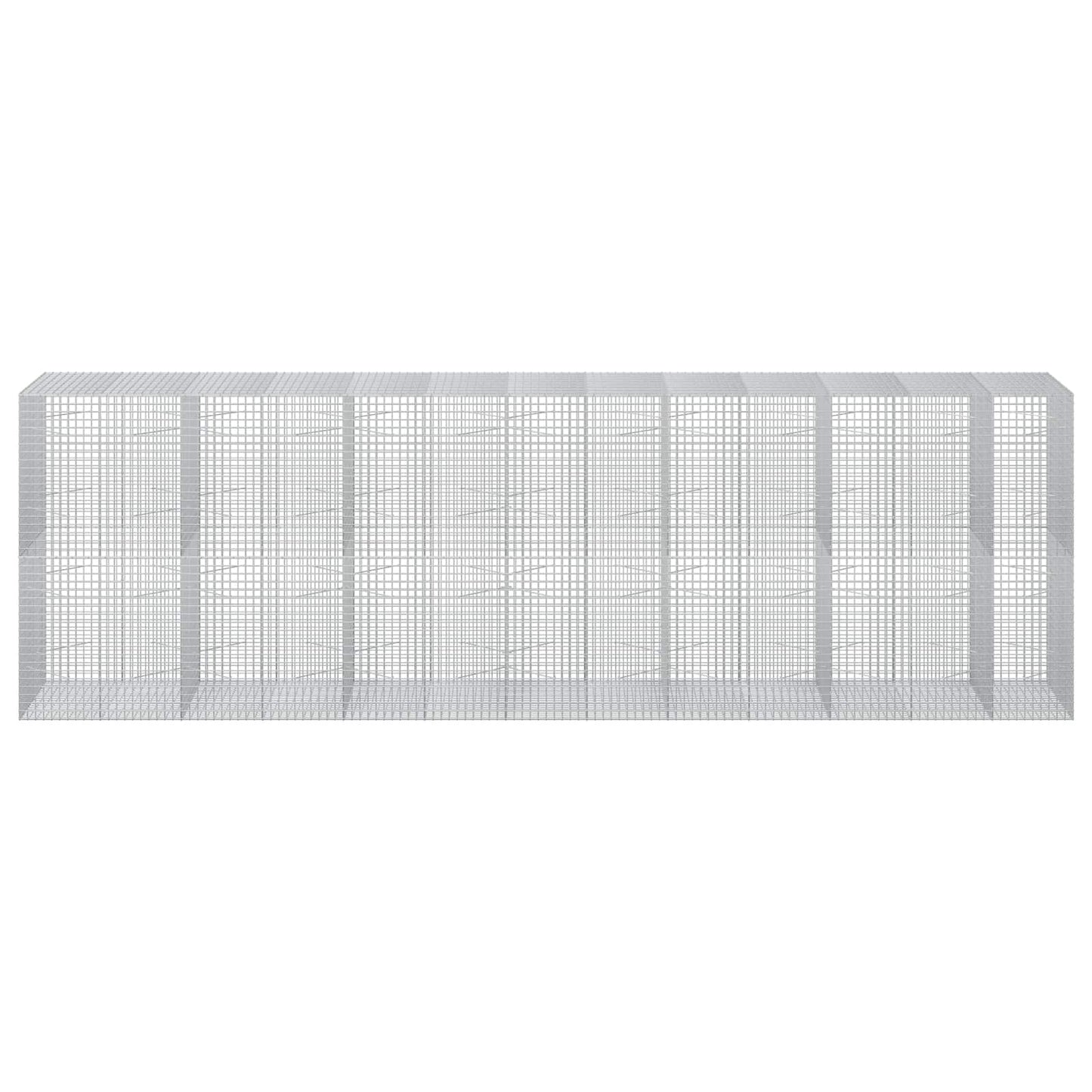 vidaXL Γκαμπιόν με Σύρμα 3,5 mm και Πλέγμα 5x5 cm 650x100x200 εκ