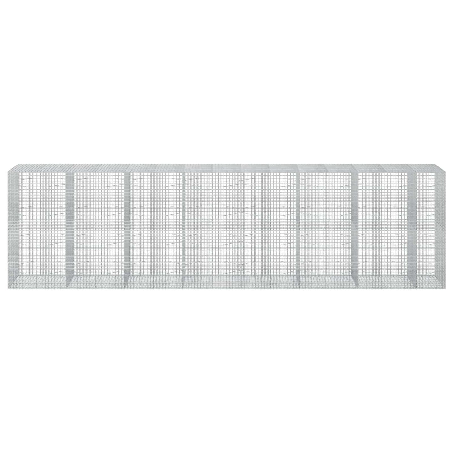 vidaXL Γκαμπιόν με Σύρμα 3,5 mm και Πλέγμα 5x5 cm 750x100x200 εκ.