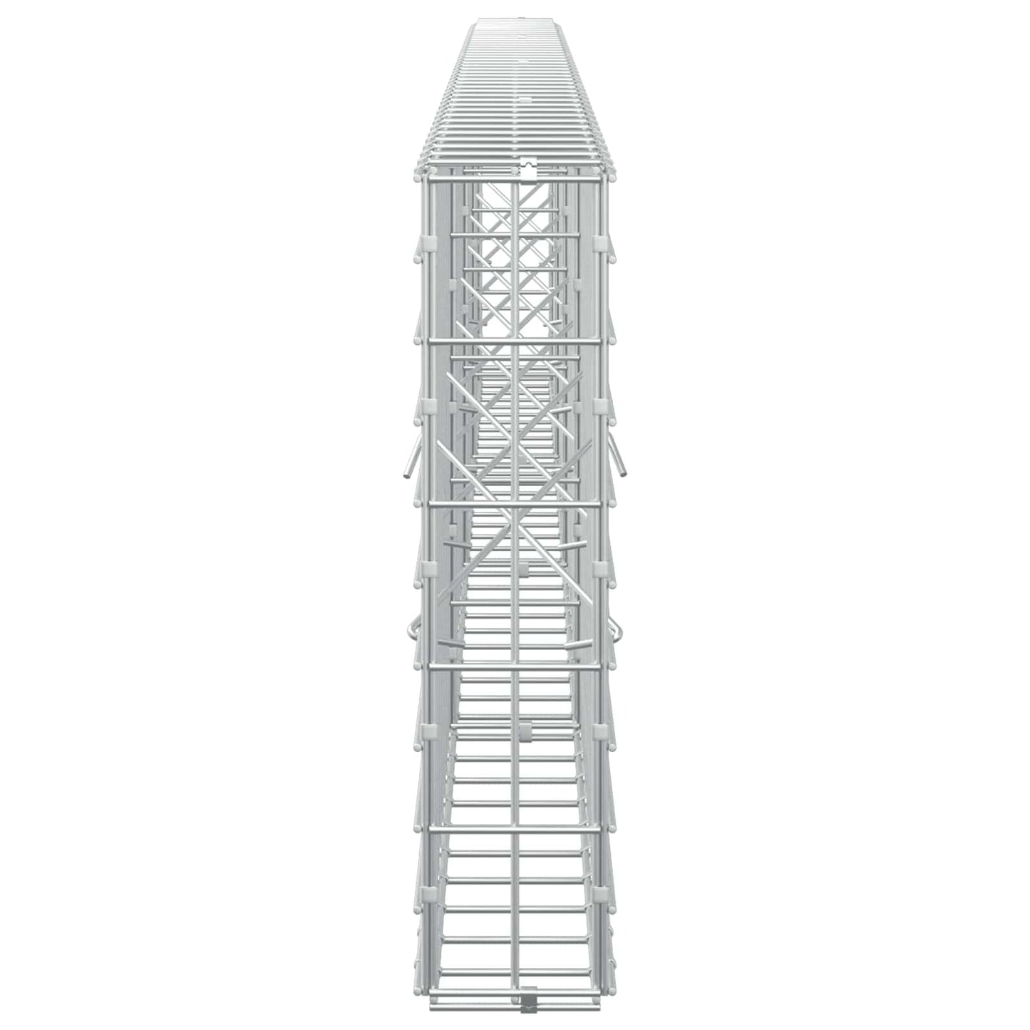 vidaXL Γκαμπιόν με σύρμα 3,5 mm και πλέγμα 5x10 cm 400x10x50 εκ