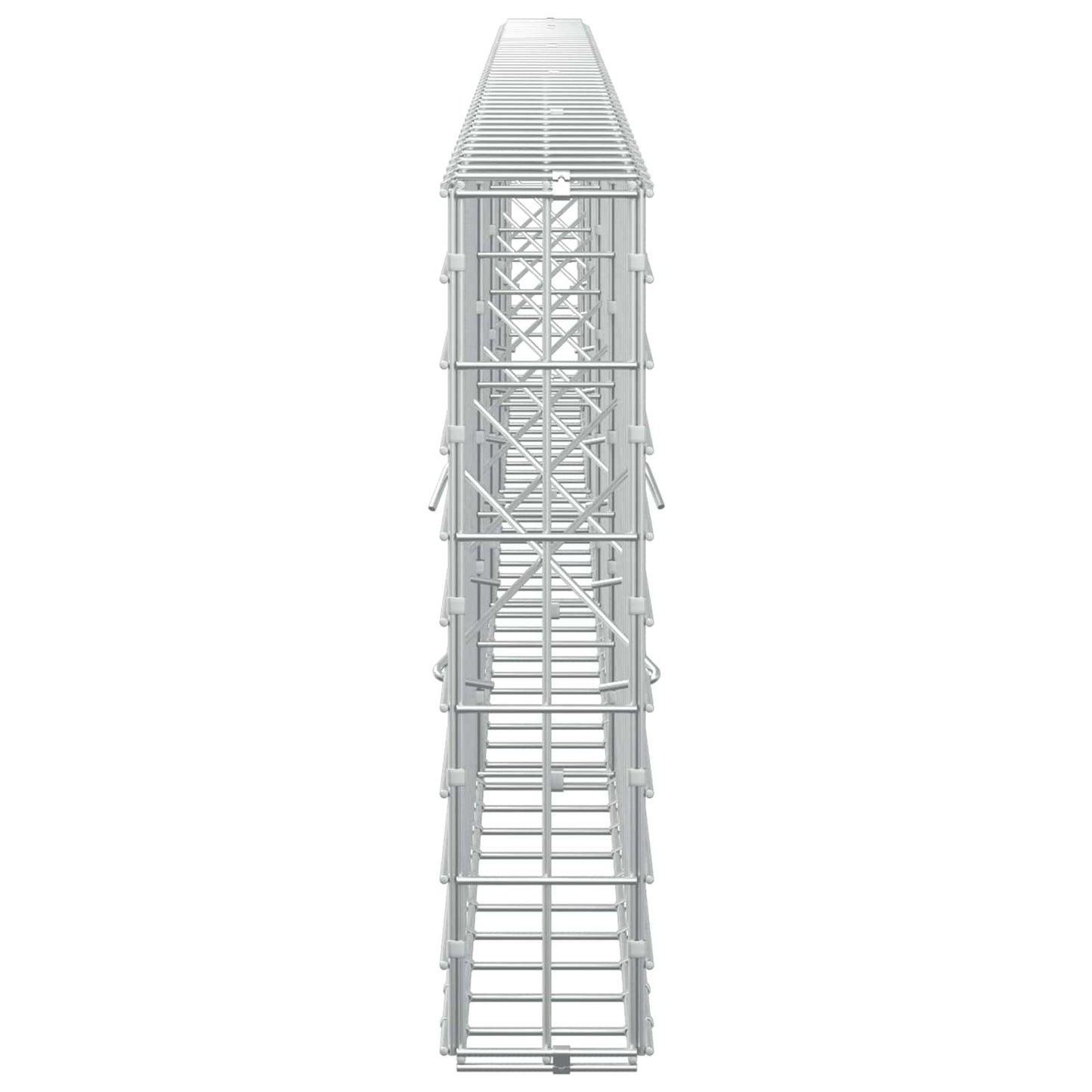 vidaXL Γκαμπιόν με σύρμα 3,5 mm και πλέγμα 5x10 cm 450x10x50 εκ