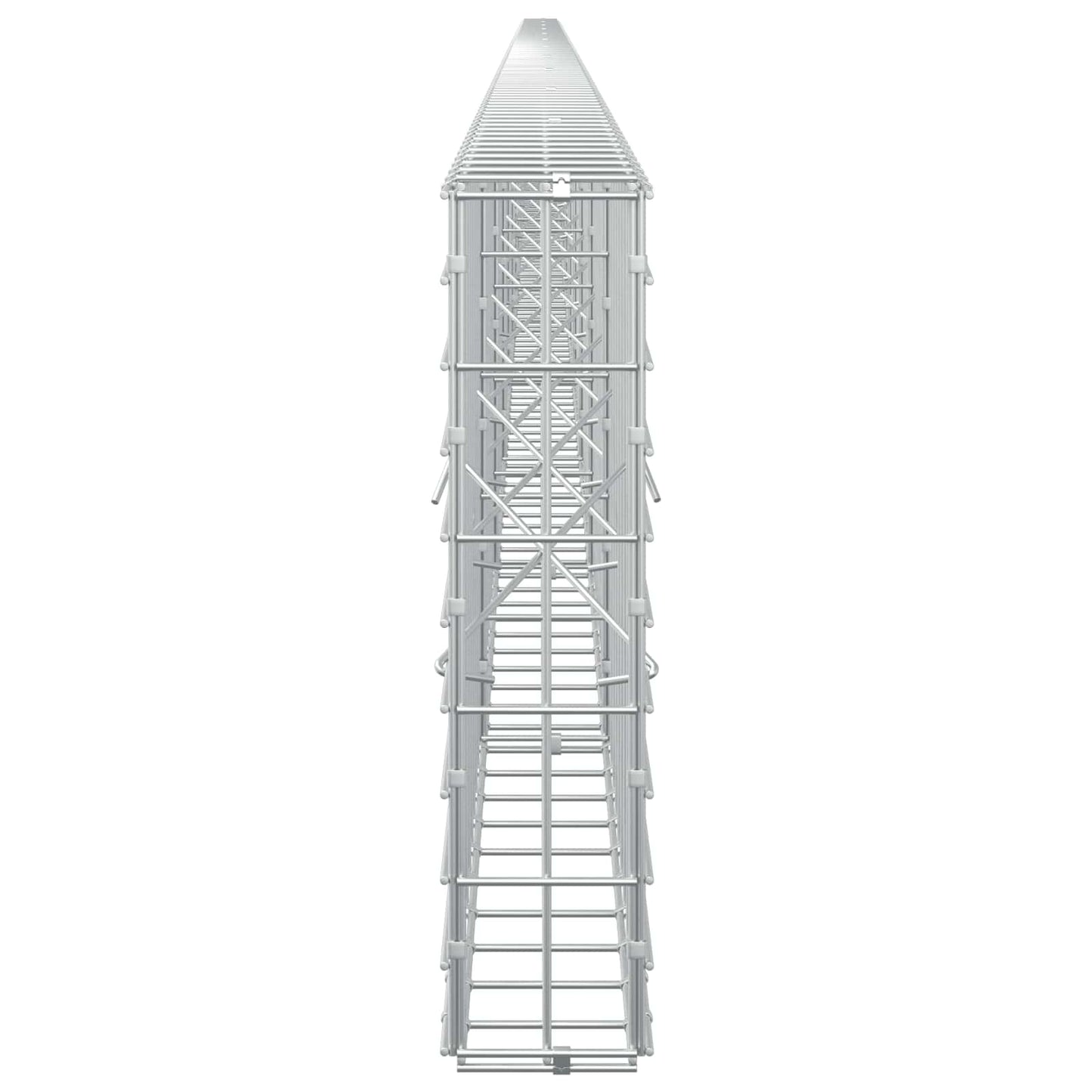 vidaXL Γκαμπιόν με σύρμα 3,5 mm και πλέγμα 5x10 cm 1100x10x50 εκ