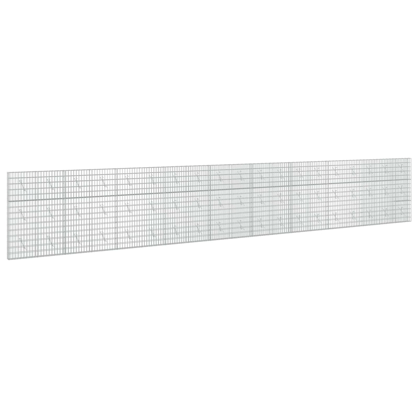vidaXL Γκαμπιόν με σύρμα 3,5 mm και πλέγμα 5x10 cm 950x10x150 εκ