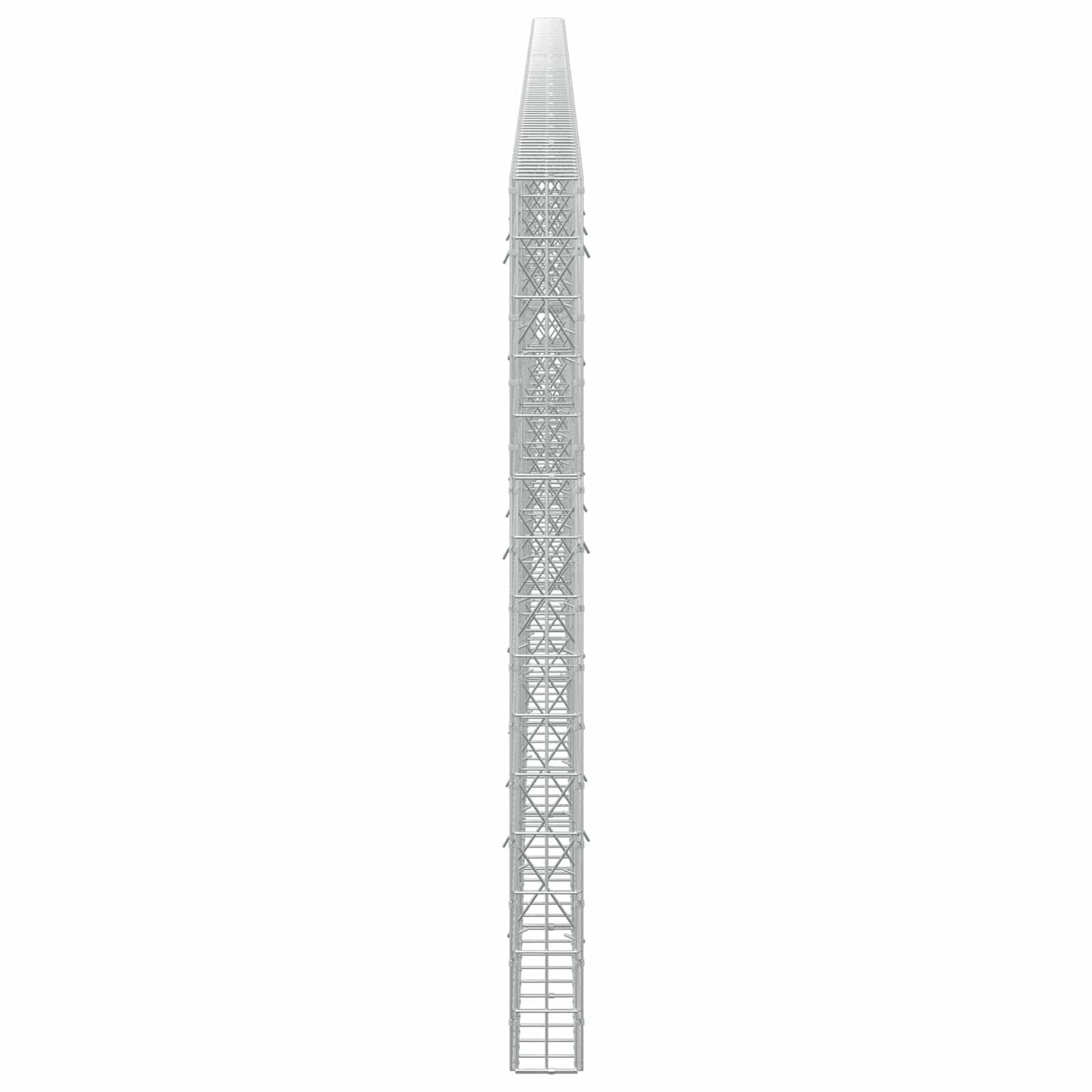 vidaXL Γκαμπιόν με σύρμα 3,5 mm και πλέγμα 5x10 cm 950x10x150 εκ