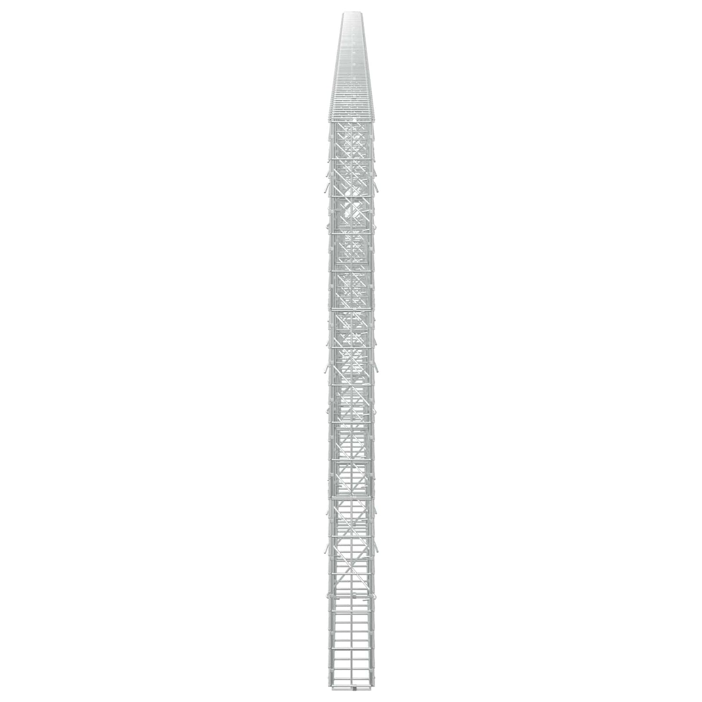 vidaXL Γκαμπιόν με σύρμα 3,5 mm και πλέγμα 5x10 cm 1000x10x150 εκ