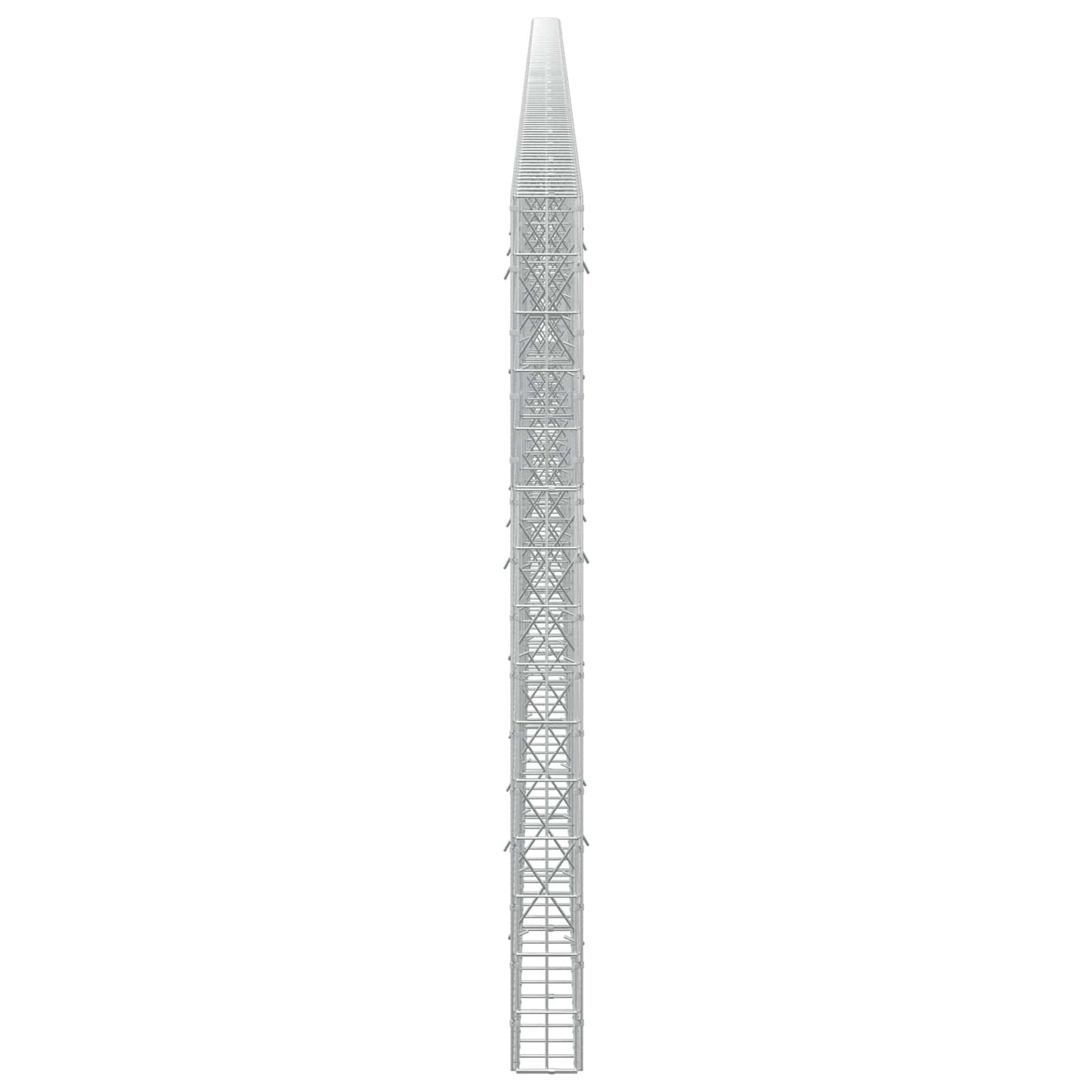 vidaXL Γκαμπιόν με σύρμα 3,5 mm και πλέγμα 5x10 cm 1150x10x150 εκ