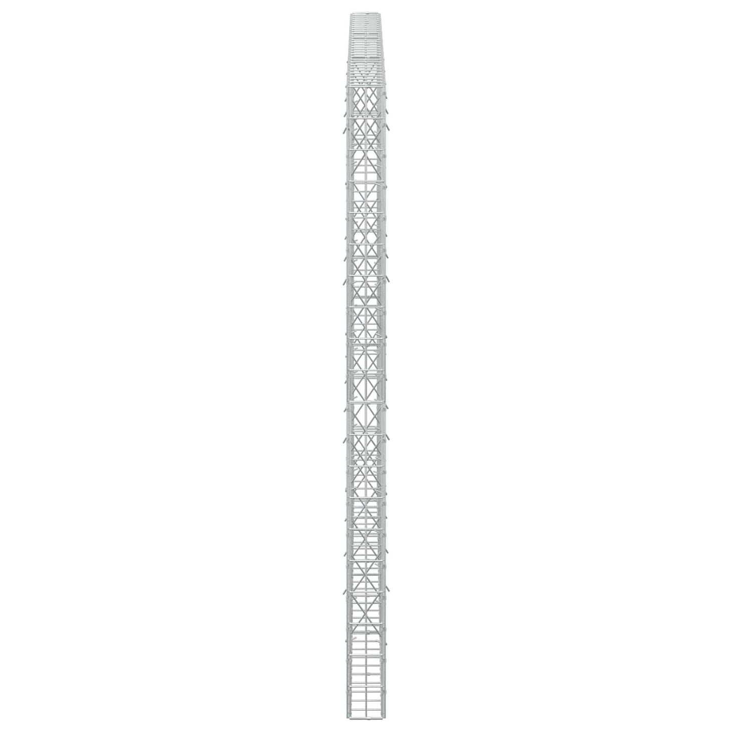 vidaXL Γκαμπιόν με σύρμα 3,5 mm και πλέγμα 5x10 cm 300x10x200 εκ