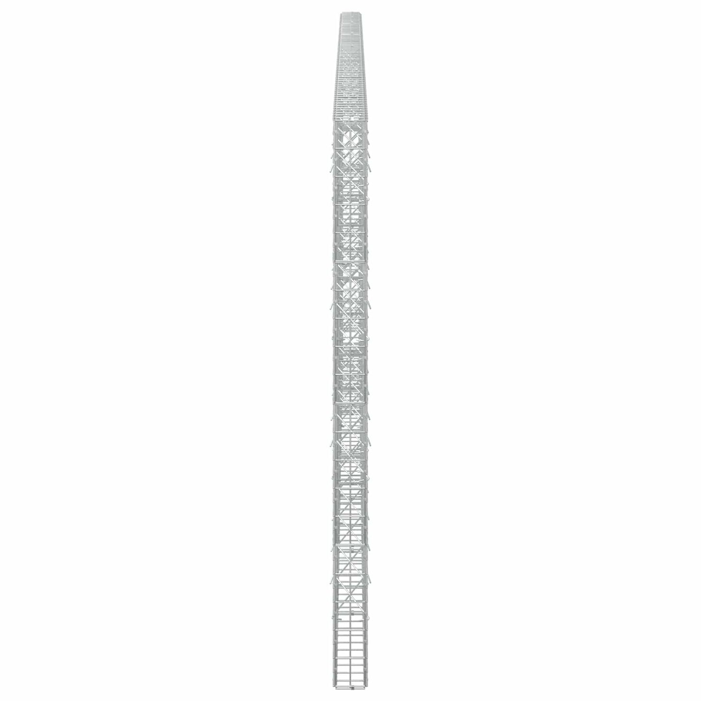 vidaXL Γκαμπιόν με σύρμα 3,5 mm και πλέγμα 5x10 cm 700x10x200 εκ