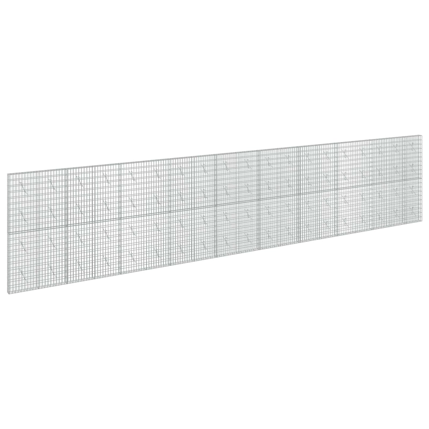 vidaXL Γκαμπιόν με σύρμα 3,5 mm και πλέγμα 5x10 cm 950x10x200 εκ
