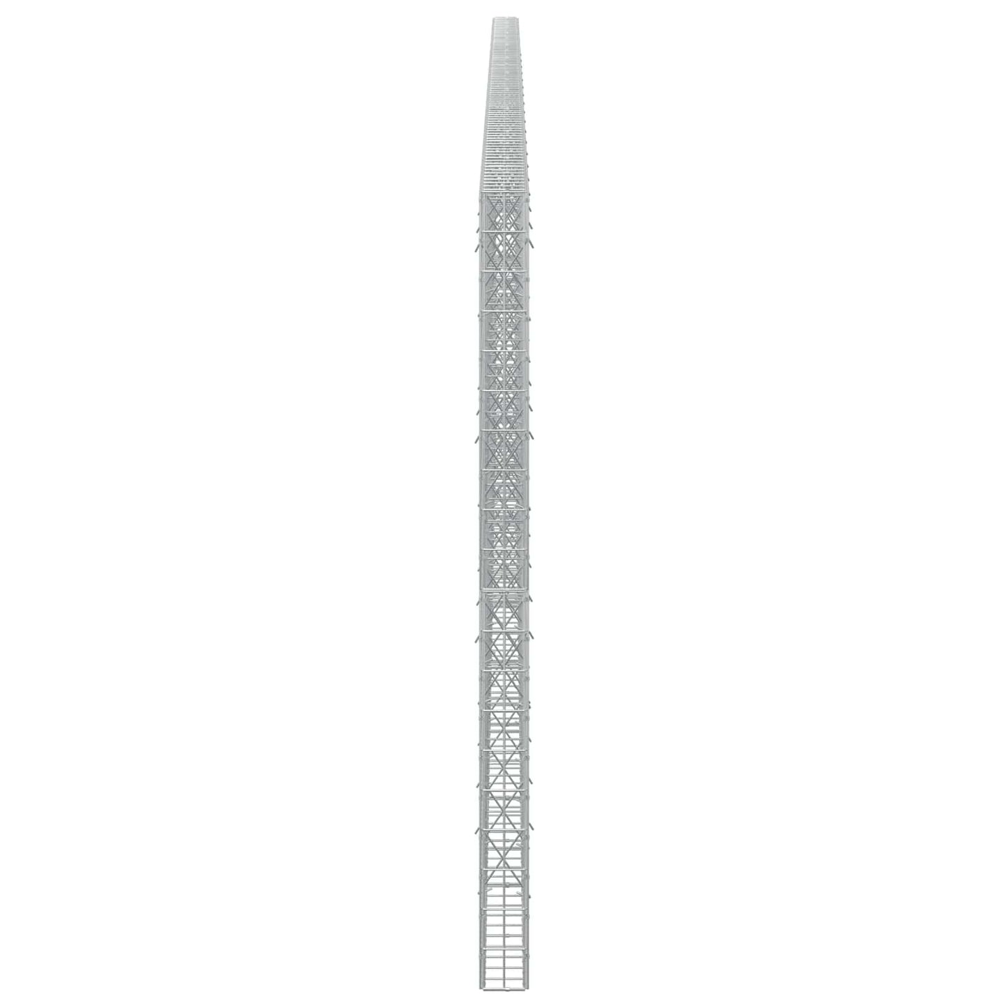 vidaXL Γκαμπιόν με σύρμα 3,5 mm και πλέγμα 5x10 cm 950x10x200 εκ