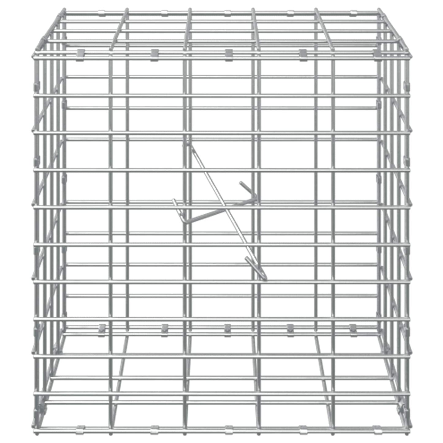 vidaXL Γκαμπιόν με σύρμα 3,5 mm και πλέγμα 5x10 cm 50x20x50 εκ