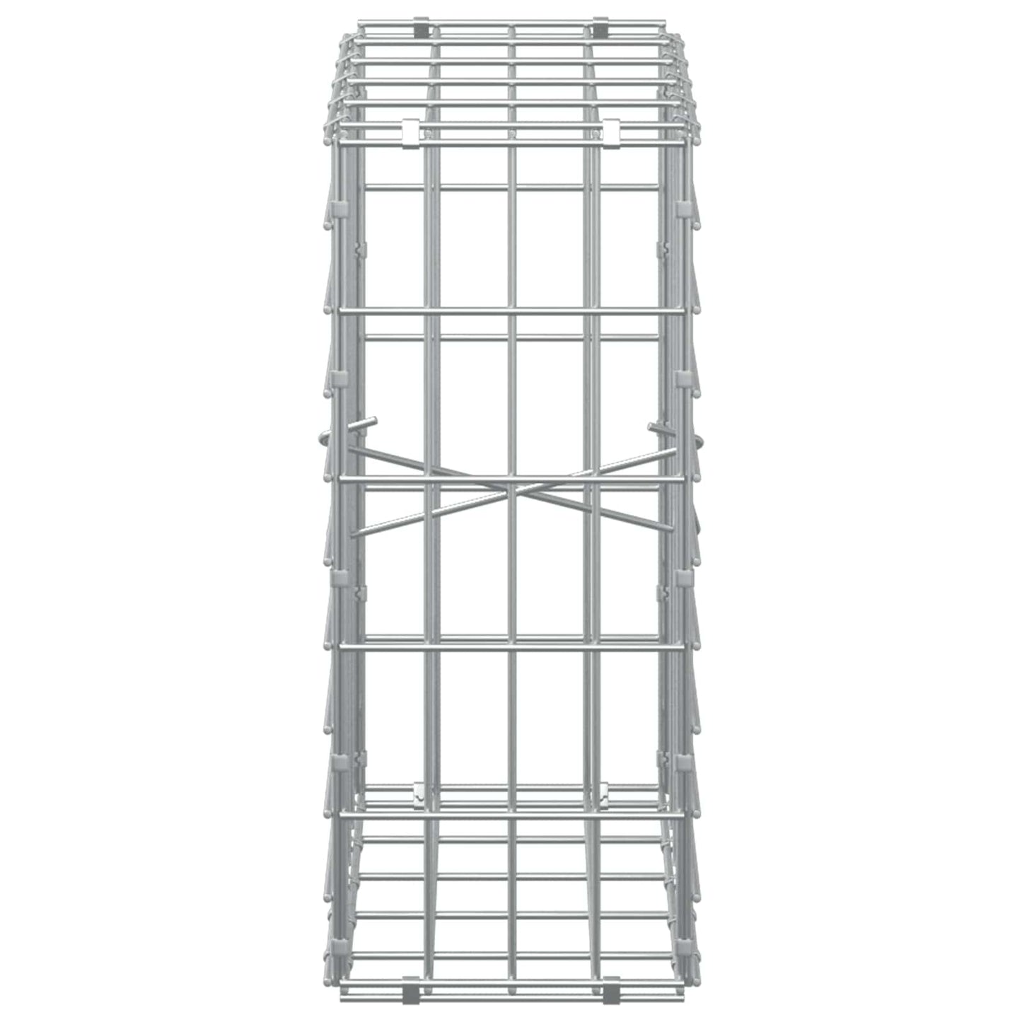 vidaXL Γκαμπιόν με σύρμα 3,5 mm και πλέγμα 5x10 cm 50x20x50 εκ