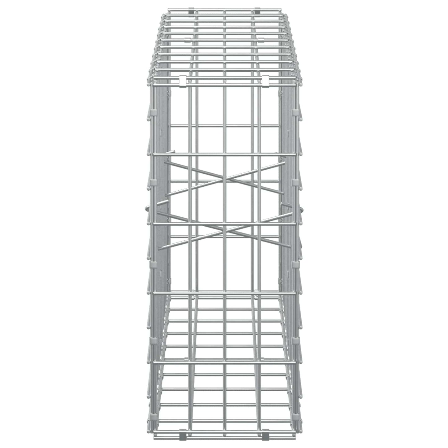vidaXL Γκαμπιόν με σύρμα 3,5 mm και πλέγμα 5x10 cm 100x20x50 εκ