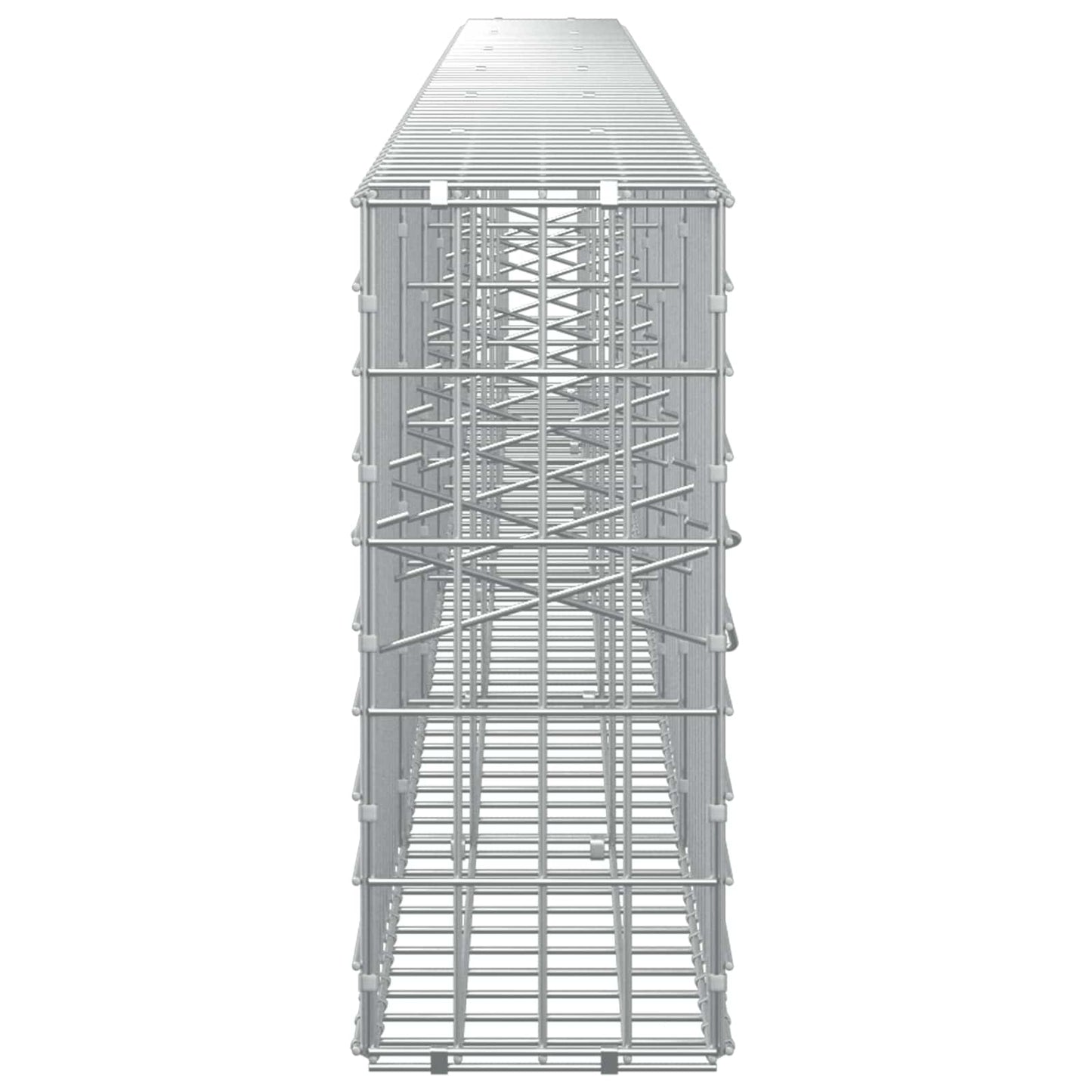 vidaXL Γκαμπιόν με σύρμα 3,5 mm και πλέγμα 5x10 cm 600x20x50 εκ