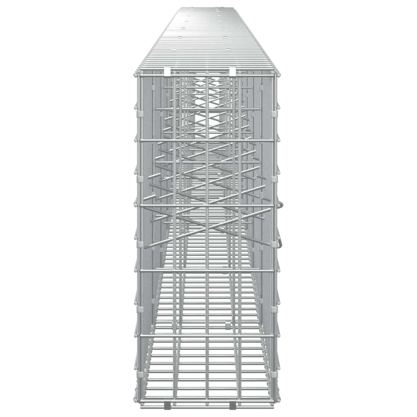 vidaXL Γκαμπιόν με σύρμα 3,5 mm και πλέγμα 5x10 cm 700x20x50 εκ