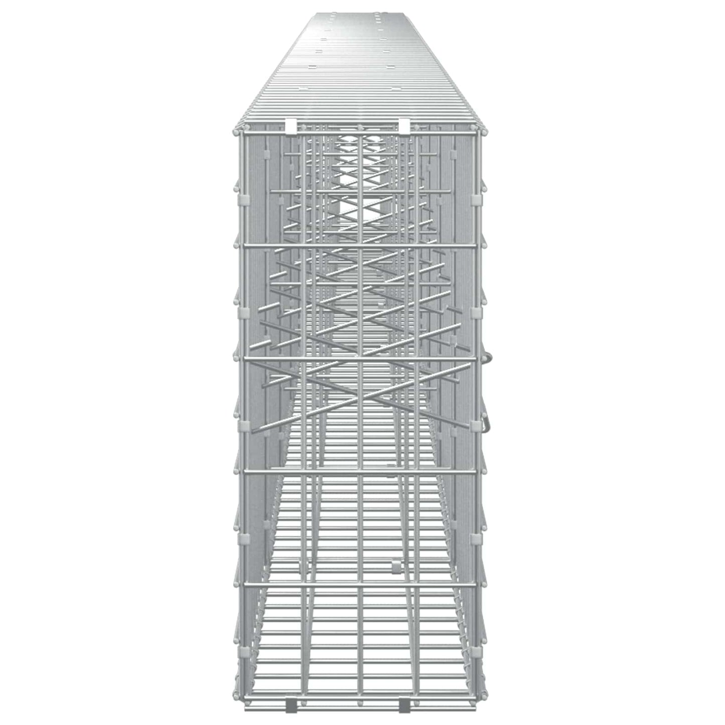 vidaXL Γκαμπιόν με σύρμα 3,5 mm και πλέγμα 5x10 cm 750x20x50 εκ