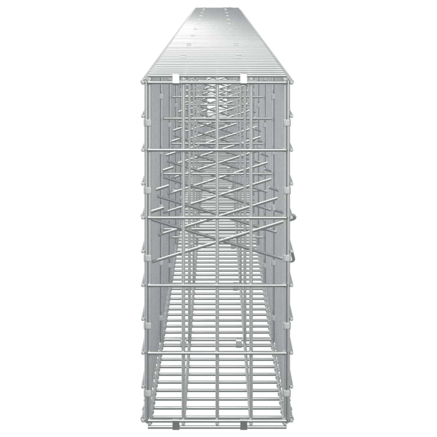 vidaXL Γκαμπιόν με σύρμα 3,5 mm και πλέγμα 5x10 cm 1000x20x50 εκ
