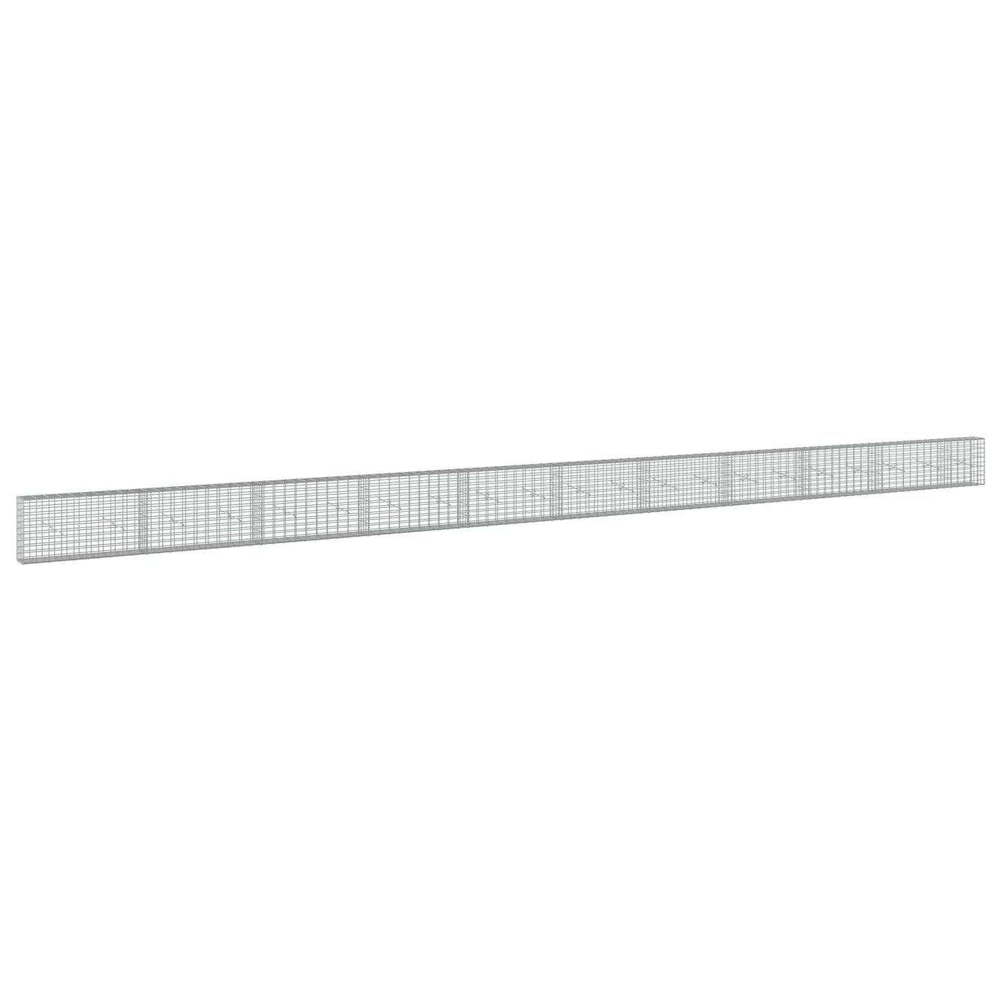 vidaXL Γκαμπιόν με σύρμα 3,5 mm και πλέγμα 5x10 cm 1050x20x50 εκ