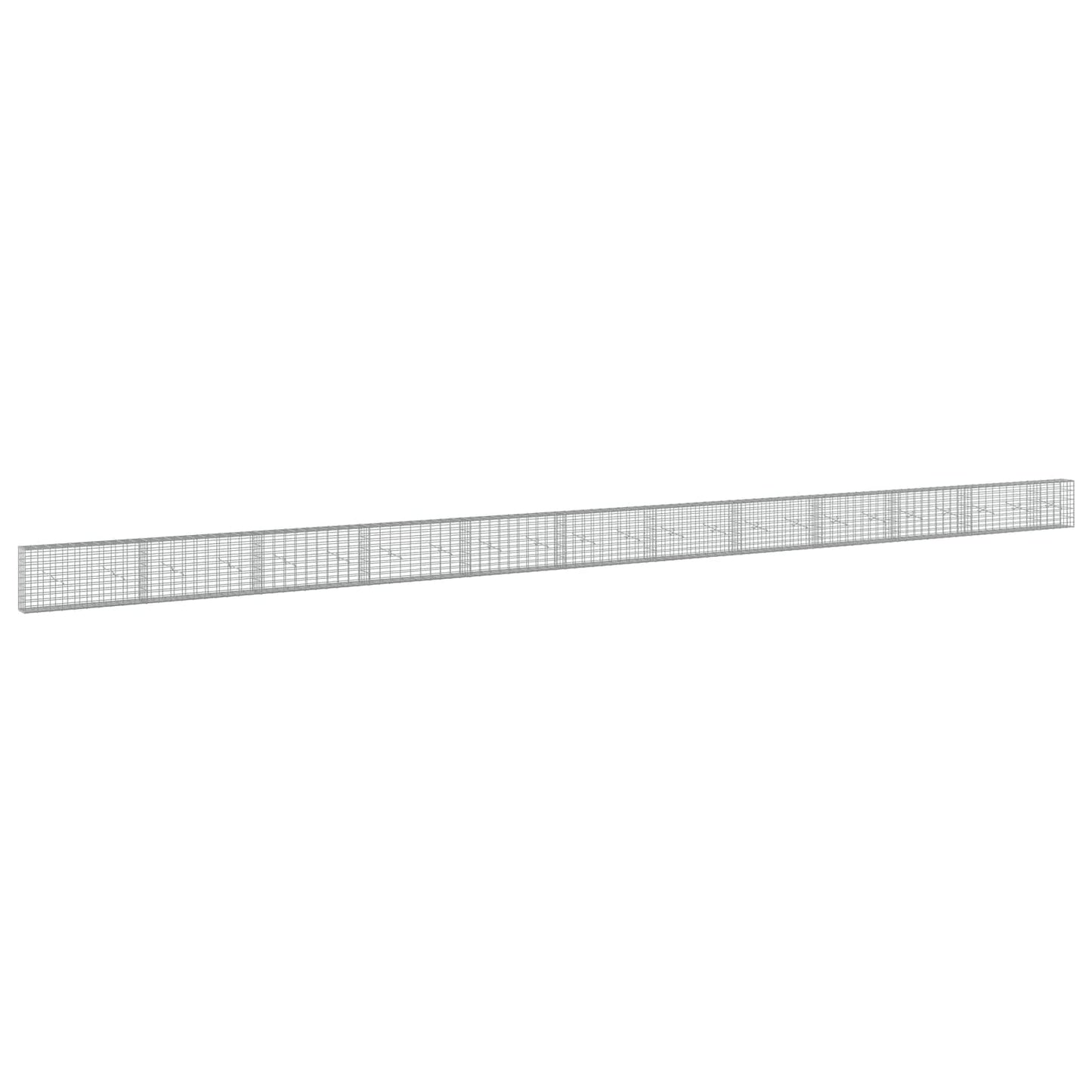 vidaXL Γκαμπιόν με σύρμα 3,5 mm και πλέγμα 5x10 cm 1150x20x50 εκ