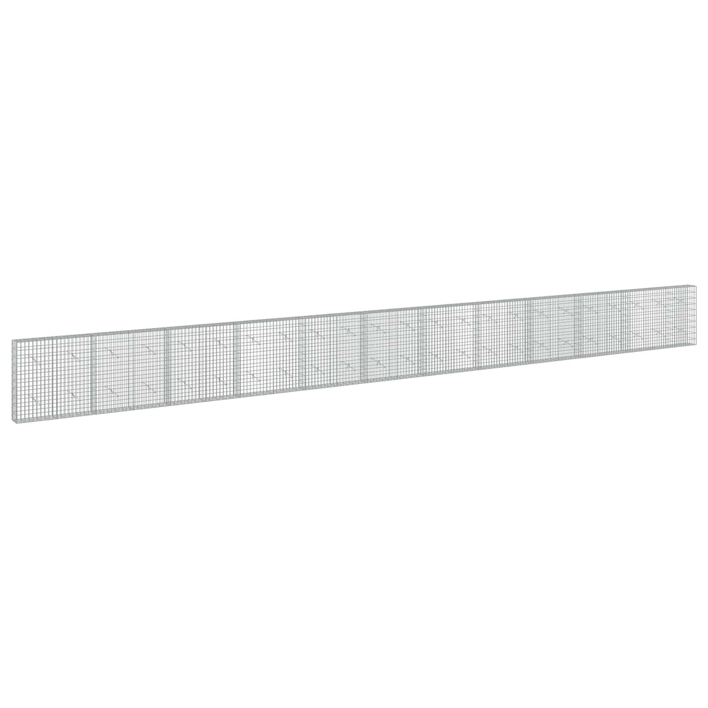vidaXL Γκαμπιόν με σύρμα 3,5 mm και πλέγμα 5x10 cm 1150x20x100 εκ