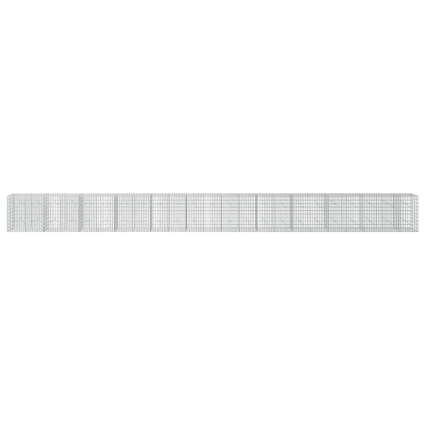 vidaXL Γκαμπιόν με σύρμα 3,5 mm και πλέγμα 5x10 cm 1150x20x100 εκ