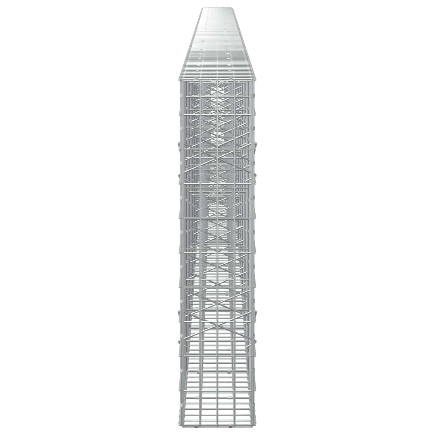 vidaXL Γκαμπιόν με σύρμα 3,5 mm και πλέγμα 5x10 cm 1150x20x100 εκ