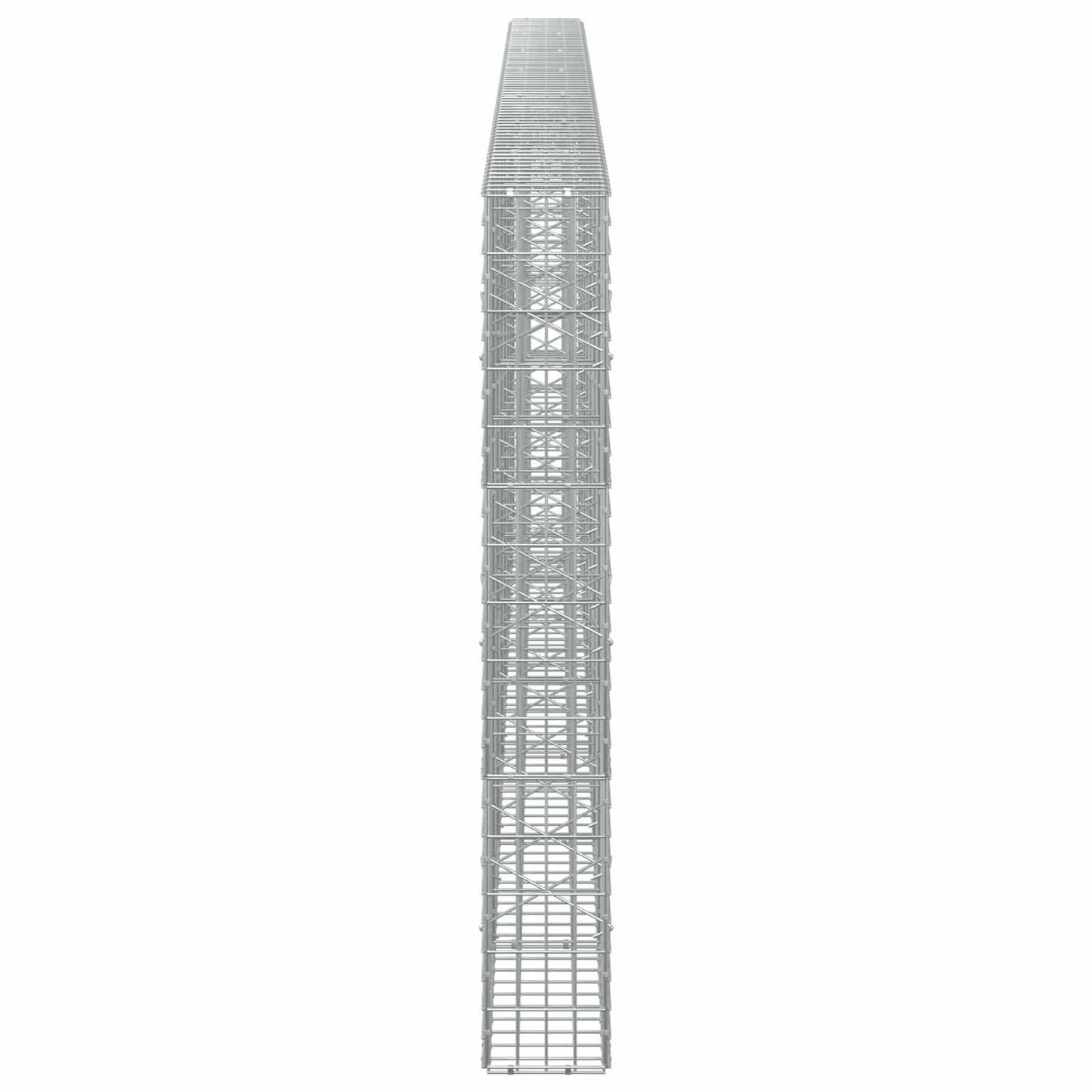 vidaXL Γκαμπιόν με σύρμα 3,5 mm και πλέγμα 5x10 cm 700x20x150 εκ
