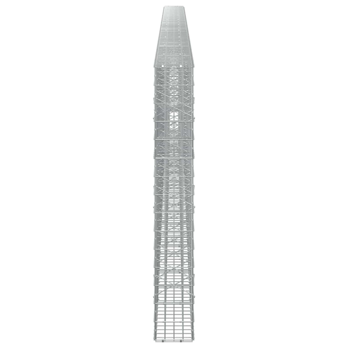vidaXL Γκαμπιόν με σύρμα 3,5 mm και πλέγμα 5x10 cm 950x20x150 εκ