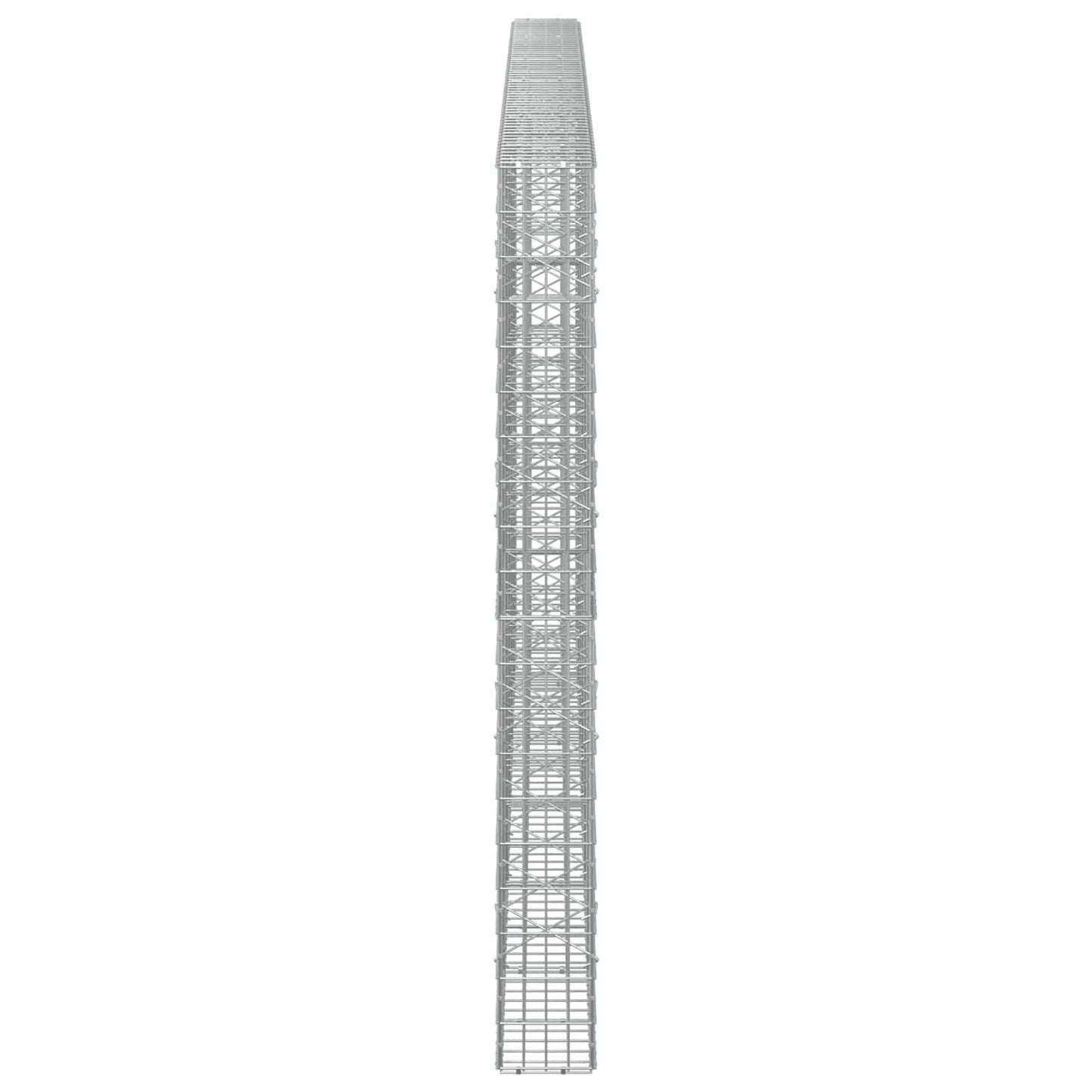 vidaXL Γκαμπιόν με σύρμα 3,5 mm και πλέγμα 5x10 cm 700x20x200 εκ